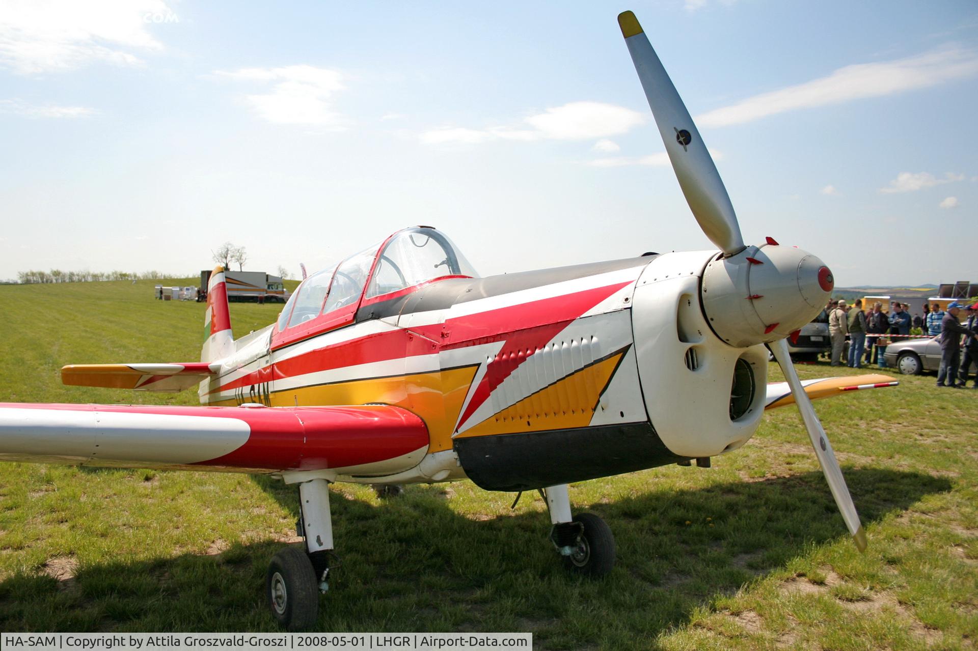 HA-SAM, 1970 Zlin Z-526F Trener C/N 1099, LHGR - Gyuró Airport, Hungary
