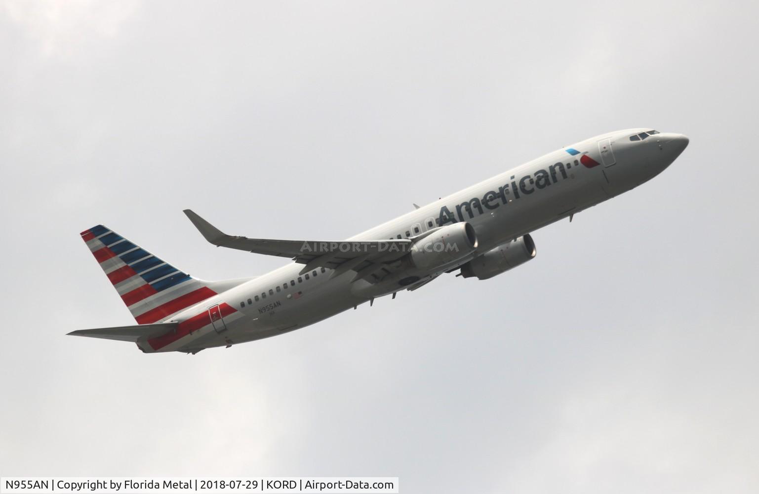 N955AN, 2001 Boeing 737-823 C/N 29540, American