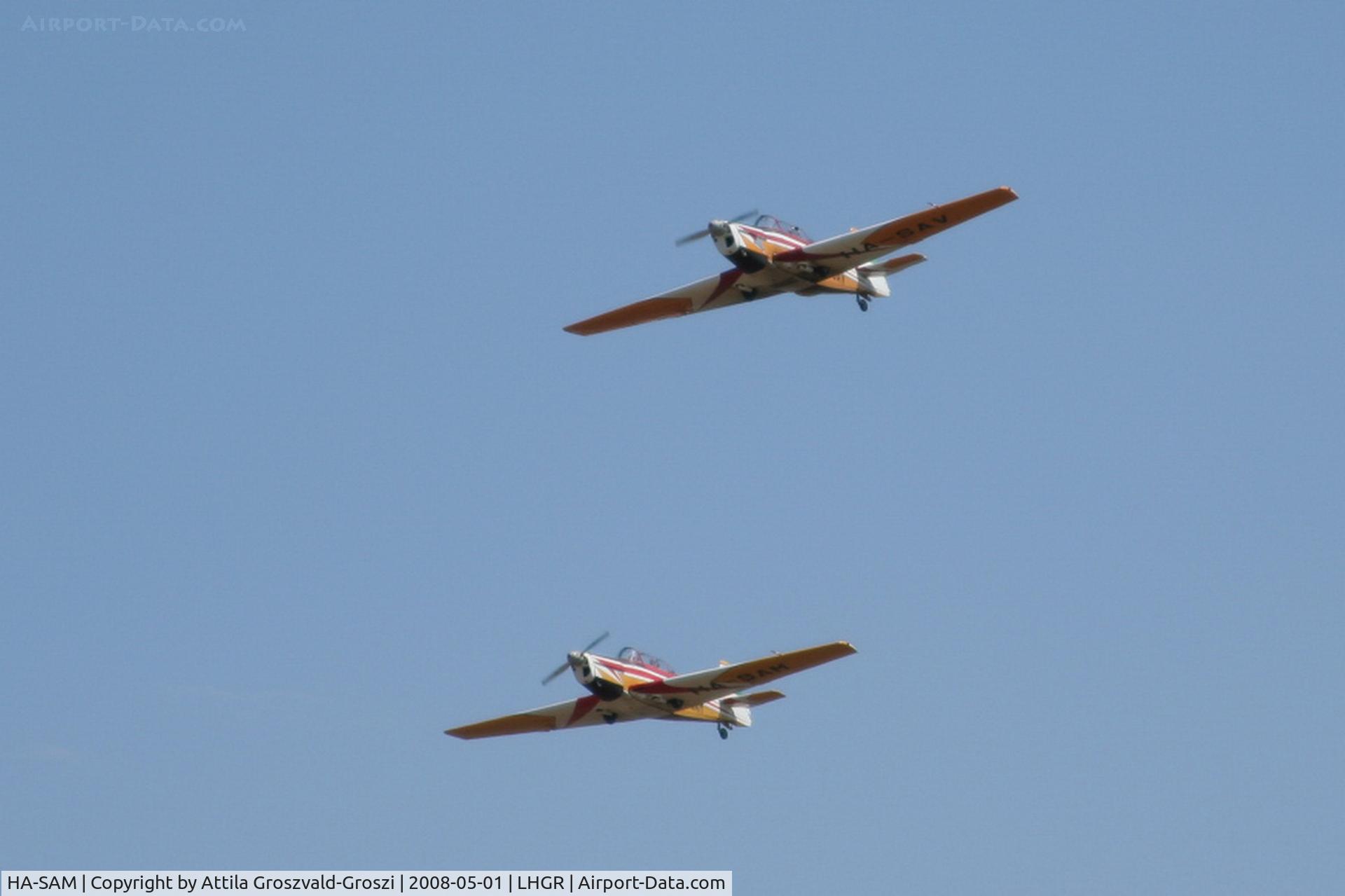 HA-SAM, 1970 Zlin Z-526F Trener C/N 1099, LHGR - Gyuró Airport, Hungary