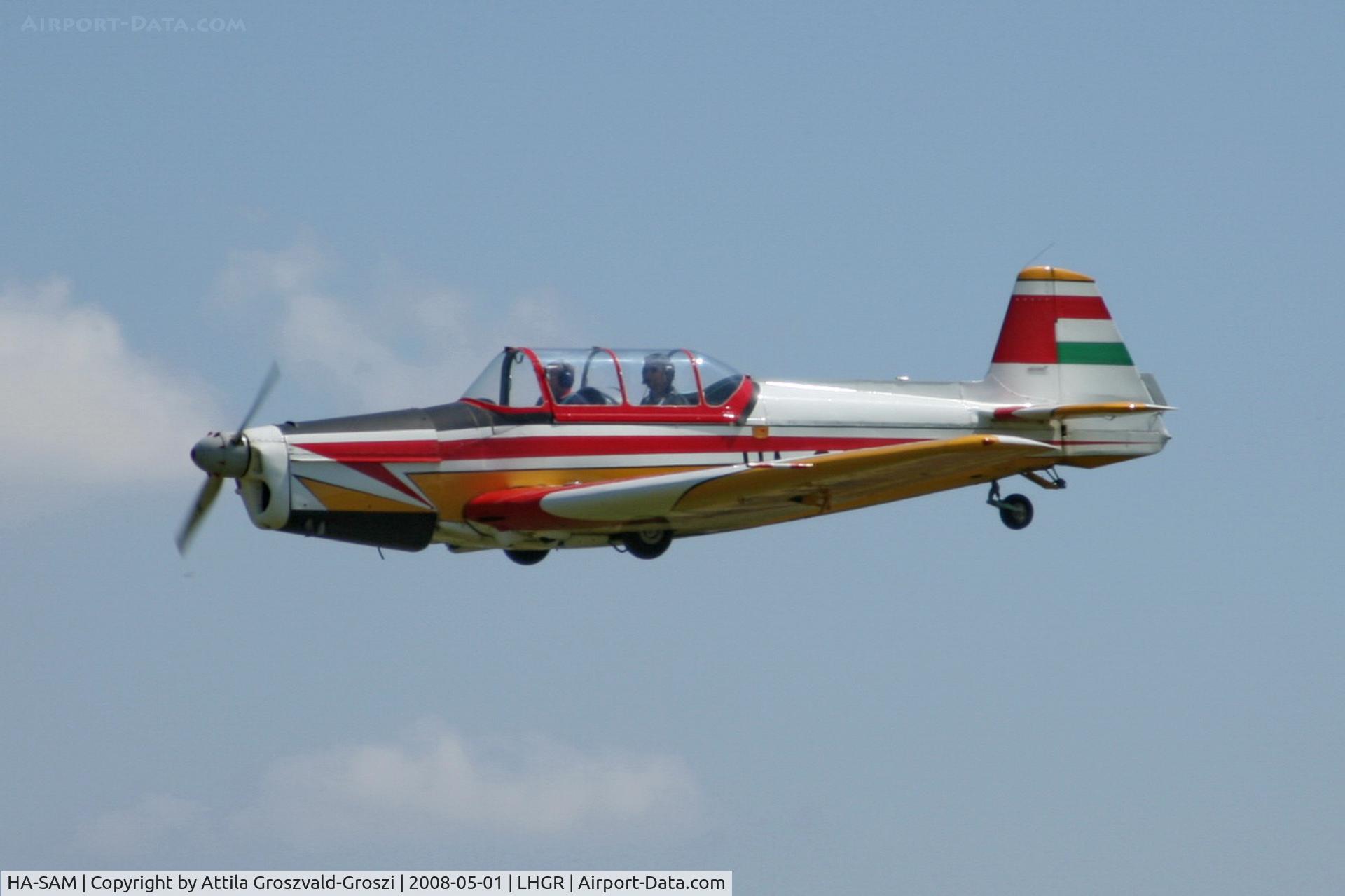 HA-SAM, 1970 Zlin Z-526F Trener C/N 1099, LHGR - Gyuró Airport, Hungary
