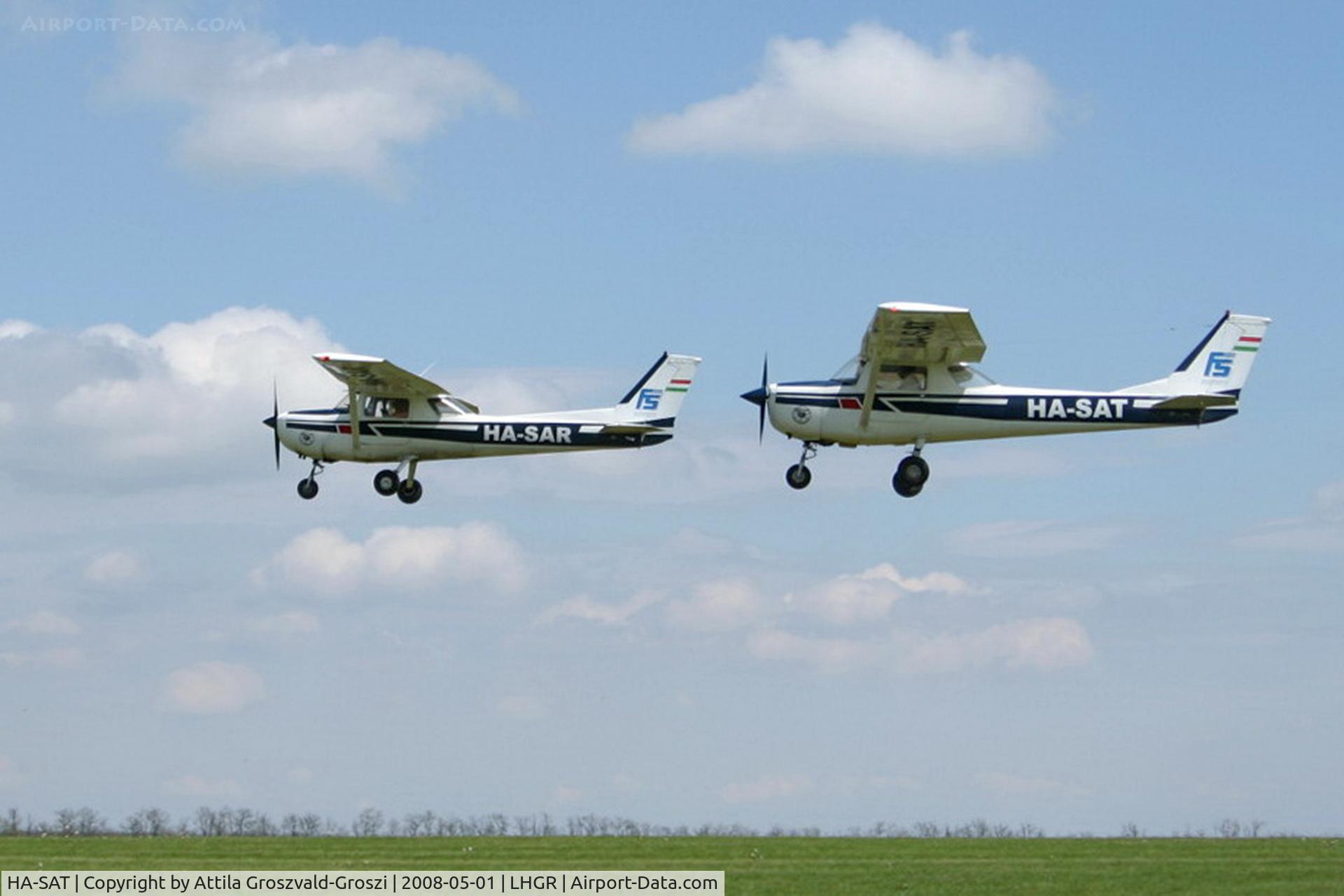 HA-SAT, 1970 Reims F150K C/N 0606, LHGR - Gyuró Airport, Hungary