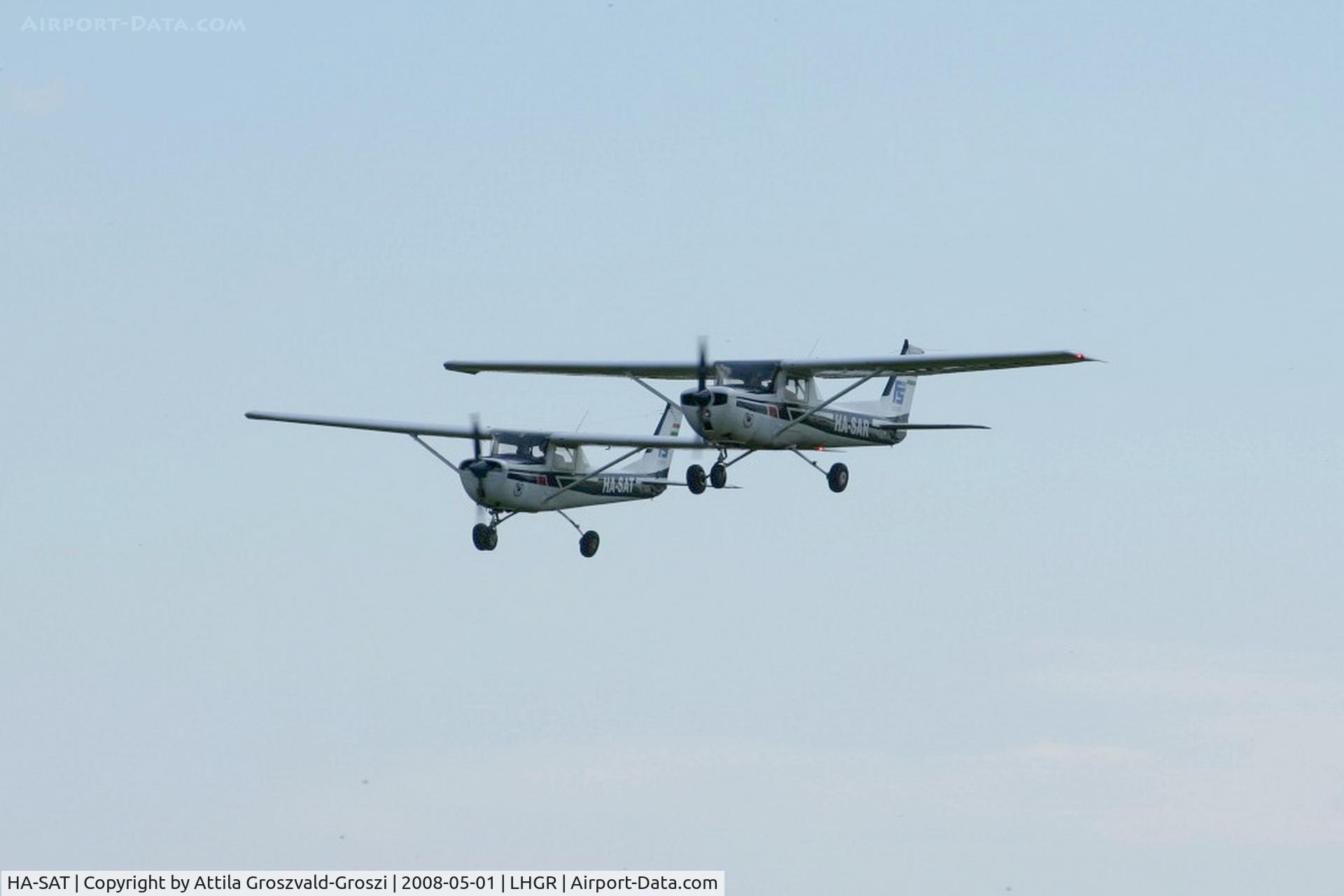HA-SAT, 1970 Reims F150K C/N 0606, LHGR - Gyuró Airport, Hungary