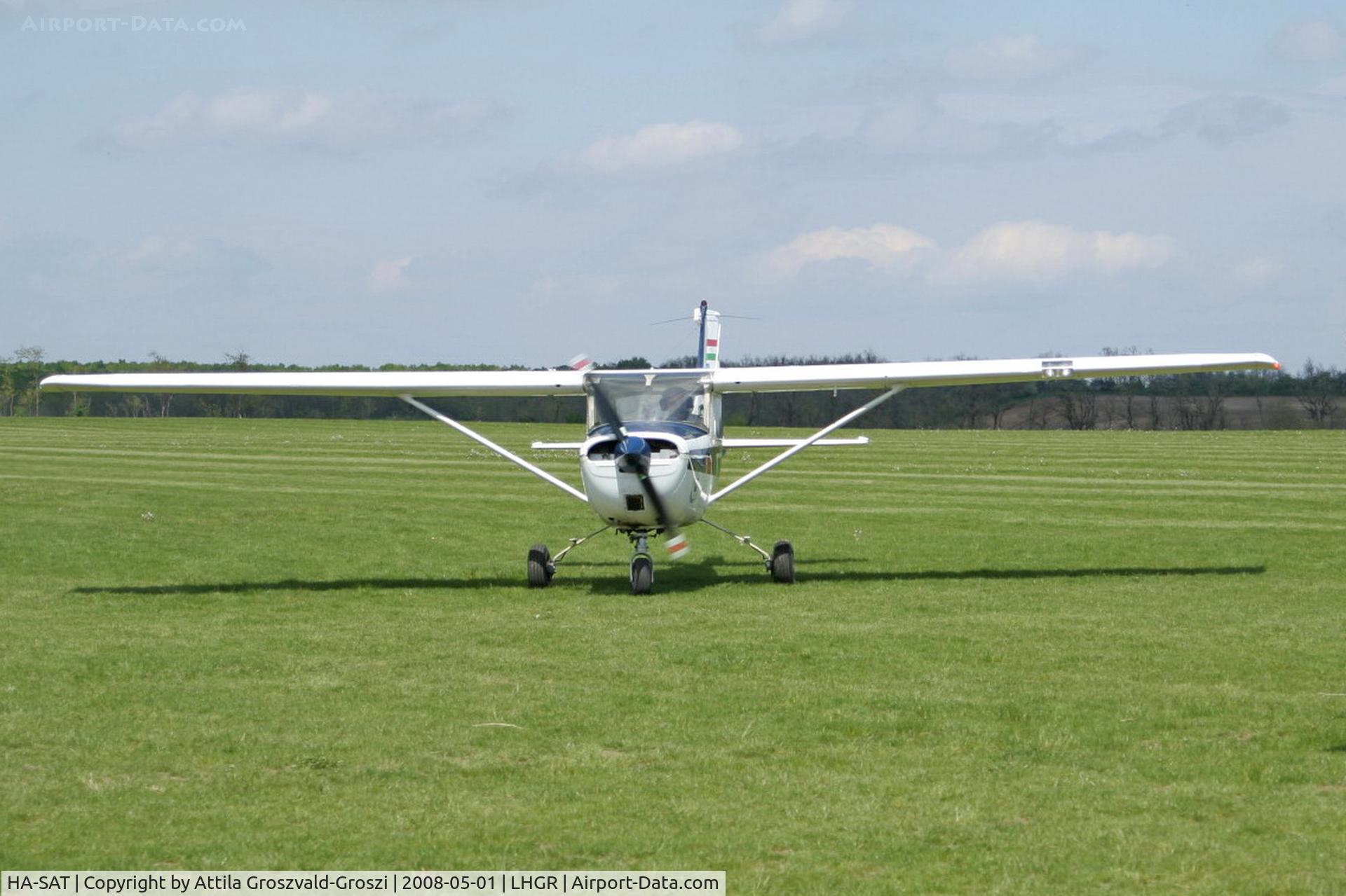 HA-SAT, 1970 Reims F150K C/N 0606, LHGR - Gyuró Airport, Hungary