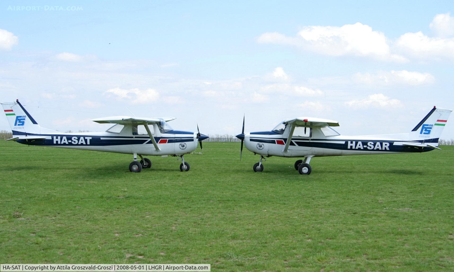 HA-SAT, 1970 Reims F150K C/N 0606, LHGR - Gyuró Airport, Hungary