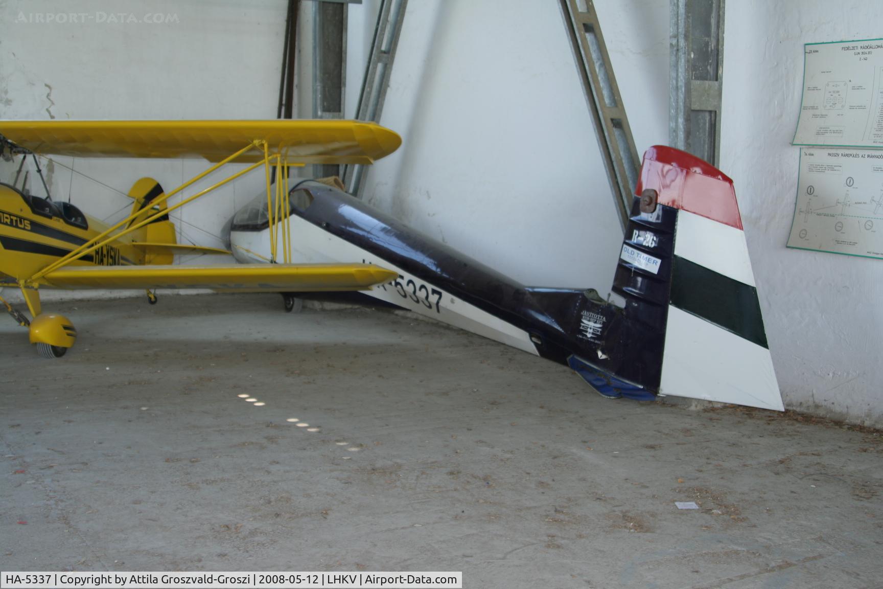 HA-5337, 1963 Rubik R-26S Góbé C/N E-1206, LHKV - Kaposujlak Airport, Hungary