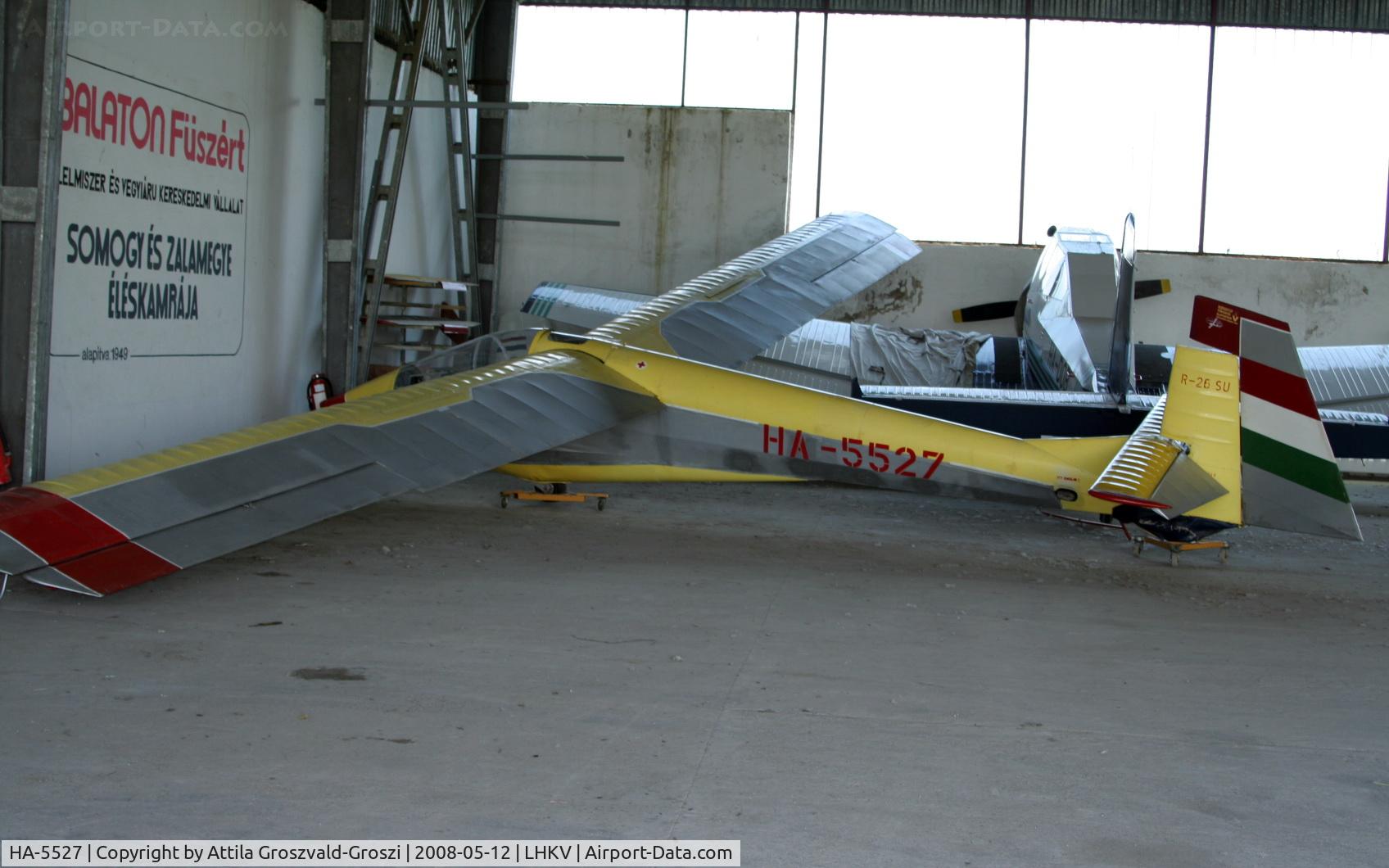 HA-5527, 1985 Rubik R-26SU Góbé 82 C/N AA800043, LHKV - Kaposujlak Airport, Hungary