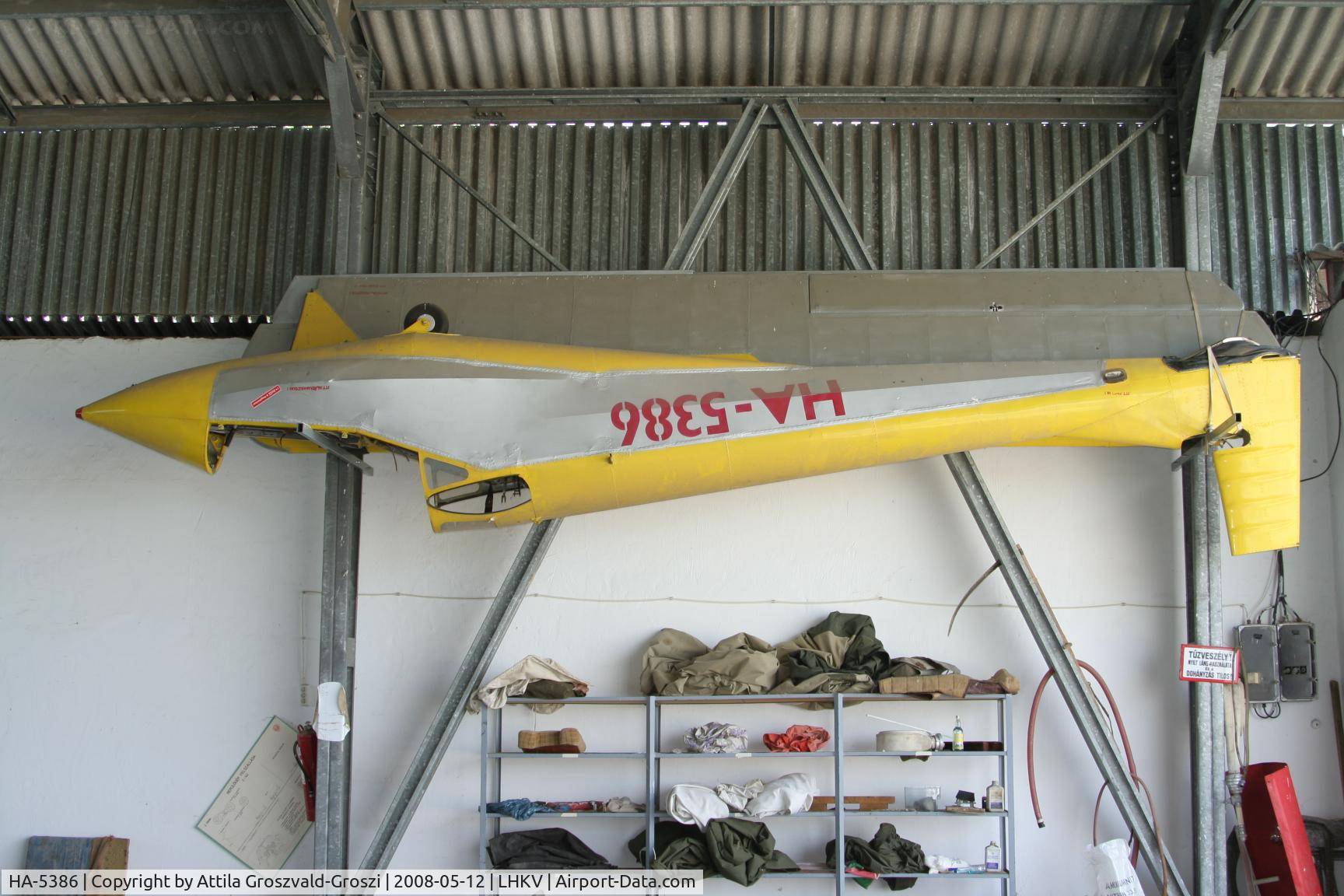 HA-5386, 1966 Rubik R-26S Góbé C/N E-1255, LHKV - Kaposujlak Airport, Hungary