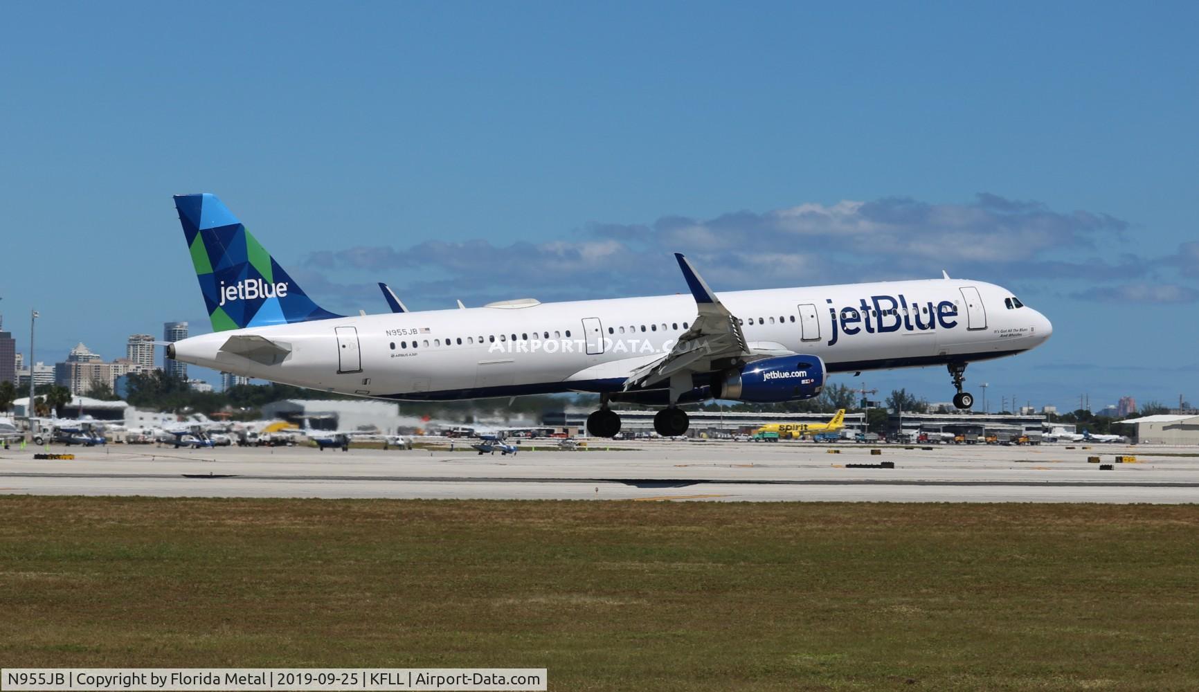 N955JB, 2015 Airbus A321-231 C/N 6757, JetBlue
