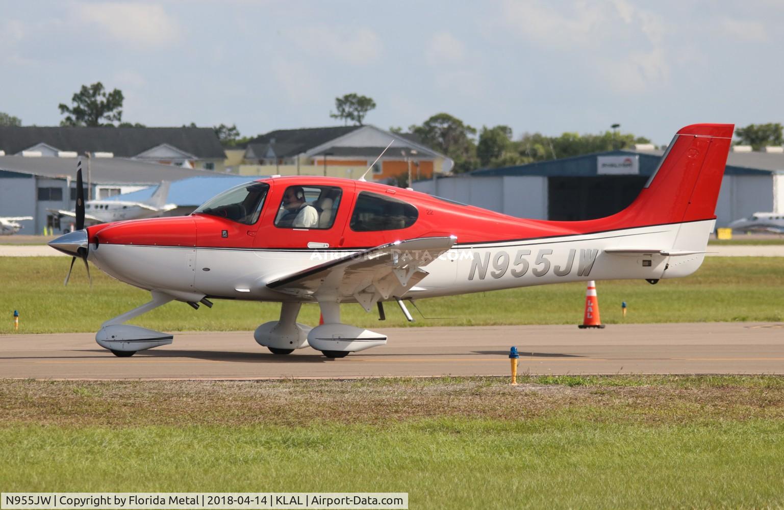 N955JW, 2017 Cirrus SR22 C/N 4455, Cirrus SR22
