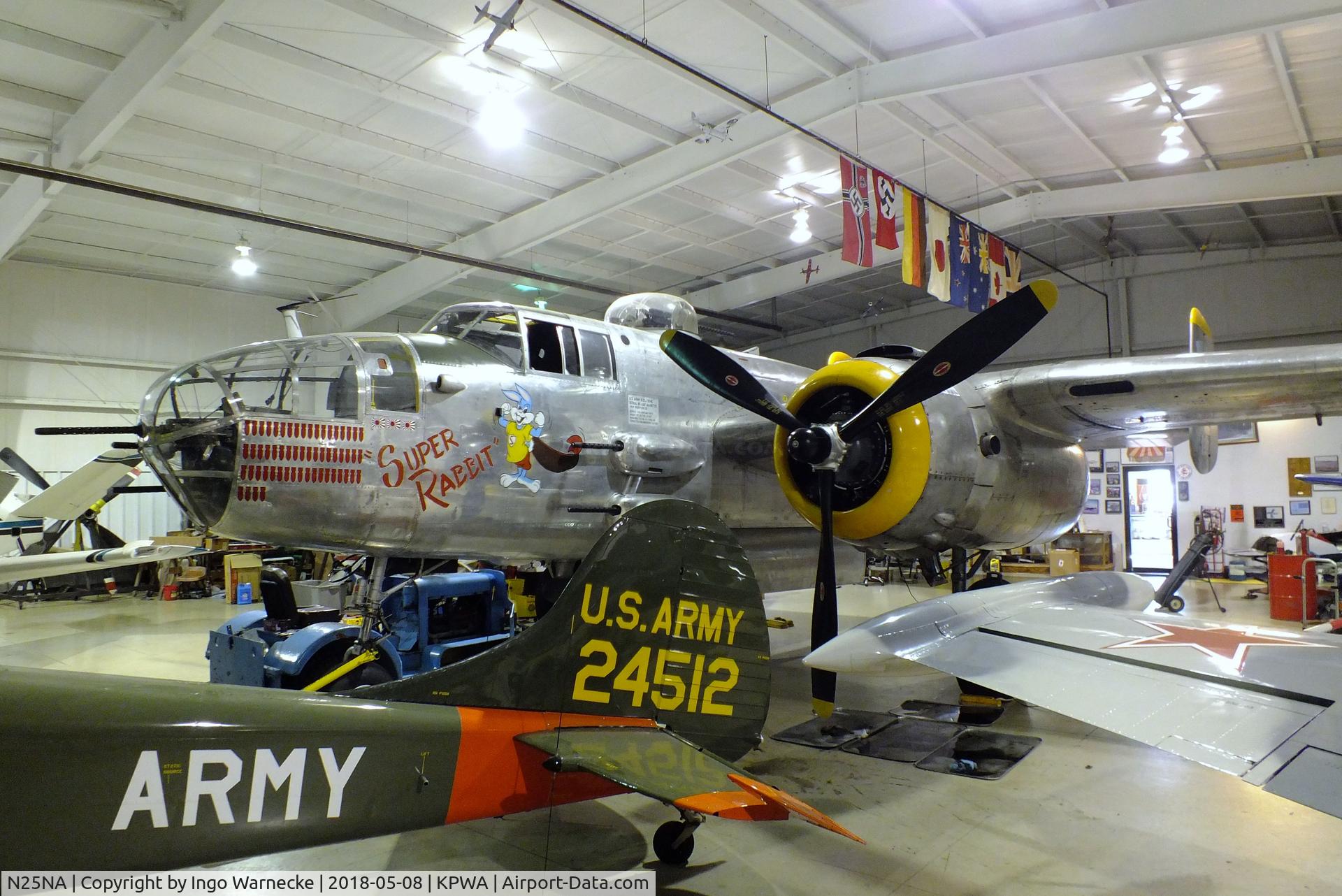 N25NA, 1944 North American B-25J Mitchell Mitchell C/N 108-47479, North American B-25J Mitchell at the Oklahoma Museum of Flying, Oklahoma City OK