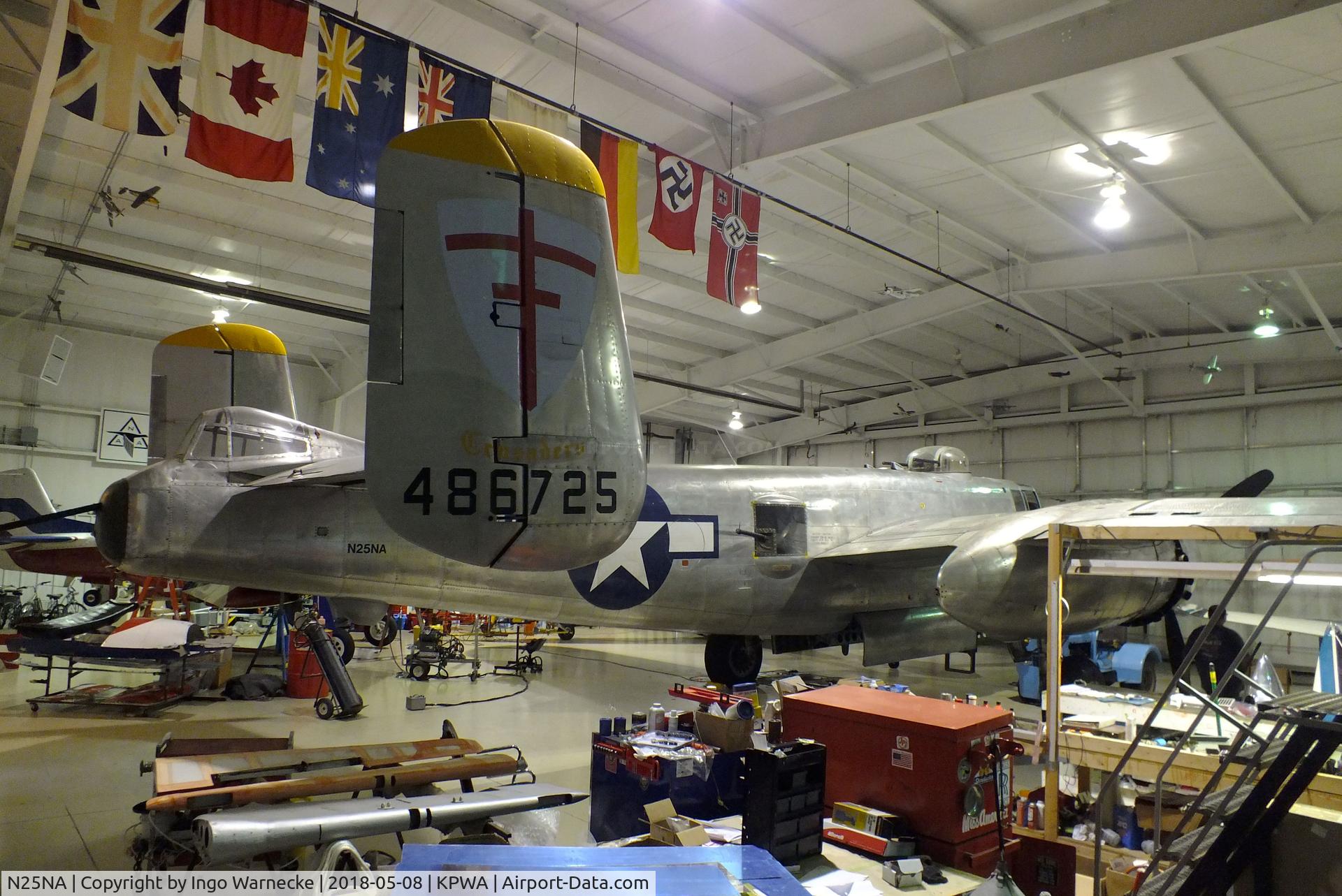 N25NA, 1944 North American B-25J Mitchell Mitchell C/N 108-47479, North American B-25J Mitchell at the Oklahoma Museum of Flying, Oklahoma City OK