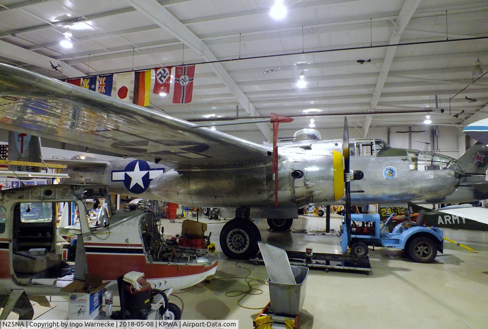 N25NA, 1944 North American B-25J Mitchell Mitchell C/N 108-47479, North American B-25J Mitchell at the Oklahoma Museum of Flying, Oklahoma City OK