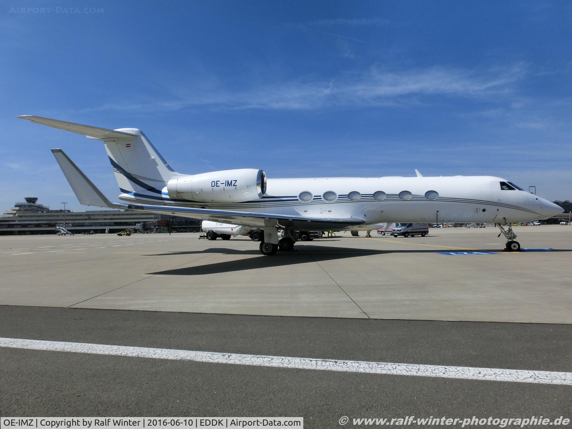 OE-IMZ, 2008 Gulfstream Aerospace GIV-X (G450) C/N 4121, Gulfstream Aerospace GIV-X G450 - AOJ Avcon Jet AG - 4121 - OE-IMZ - 10.06.2016 - CGN