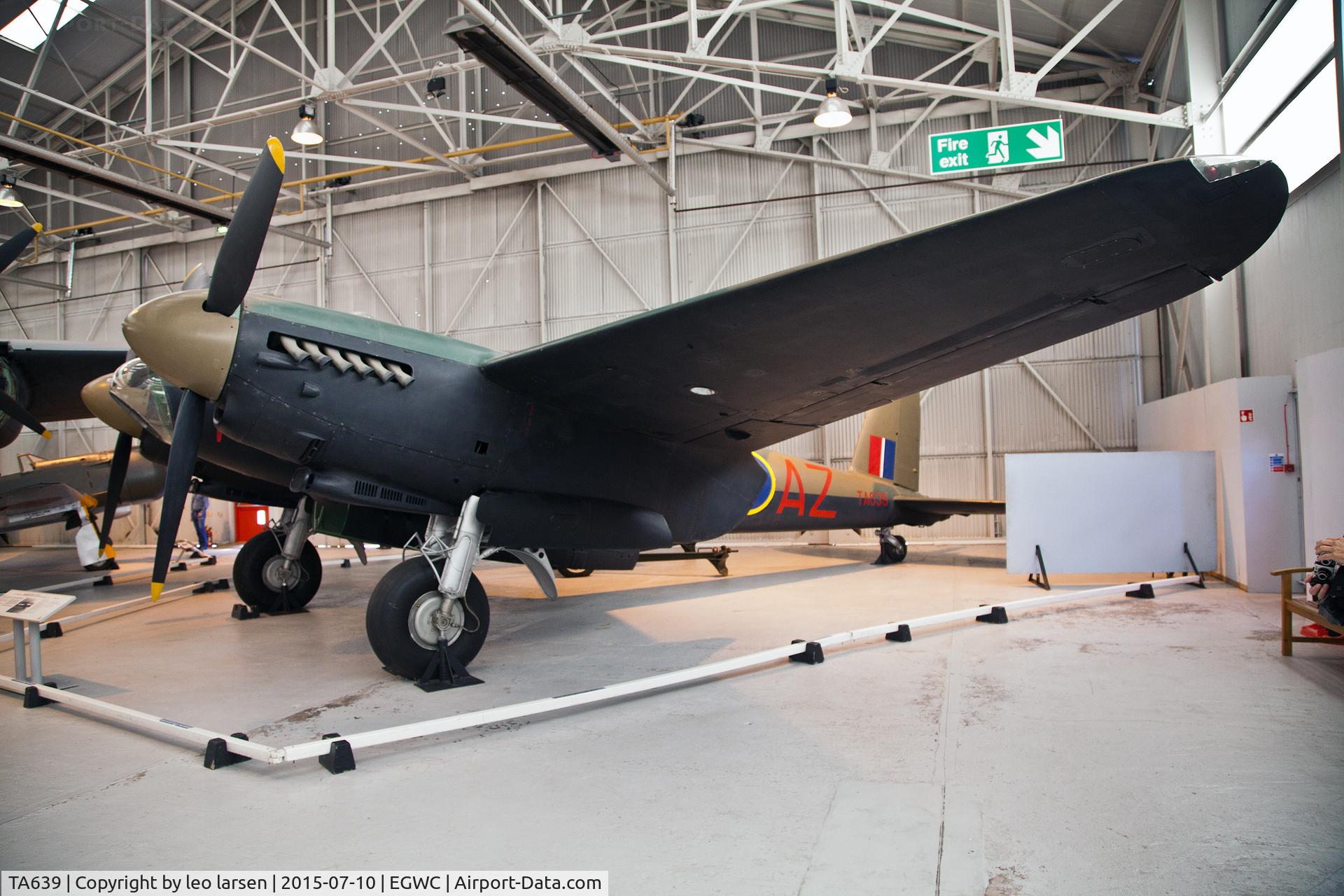 TA639, 1945 De Havilland DH-98 Mosquito TT.35 C/N Not found TA639, Cosford Museum 10.7.2015