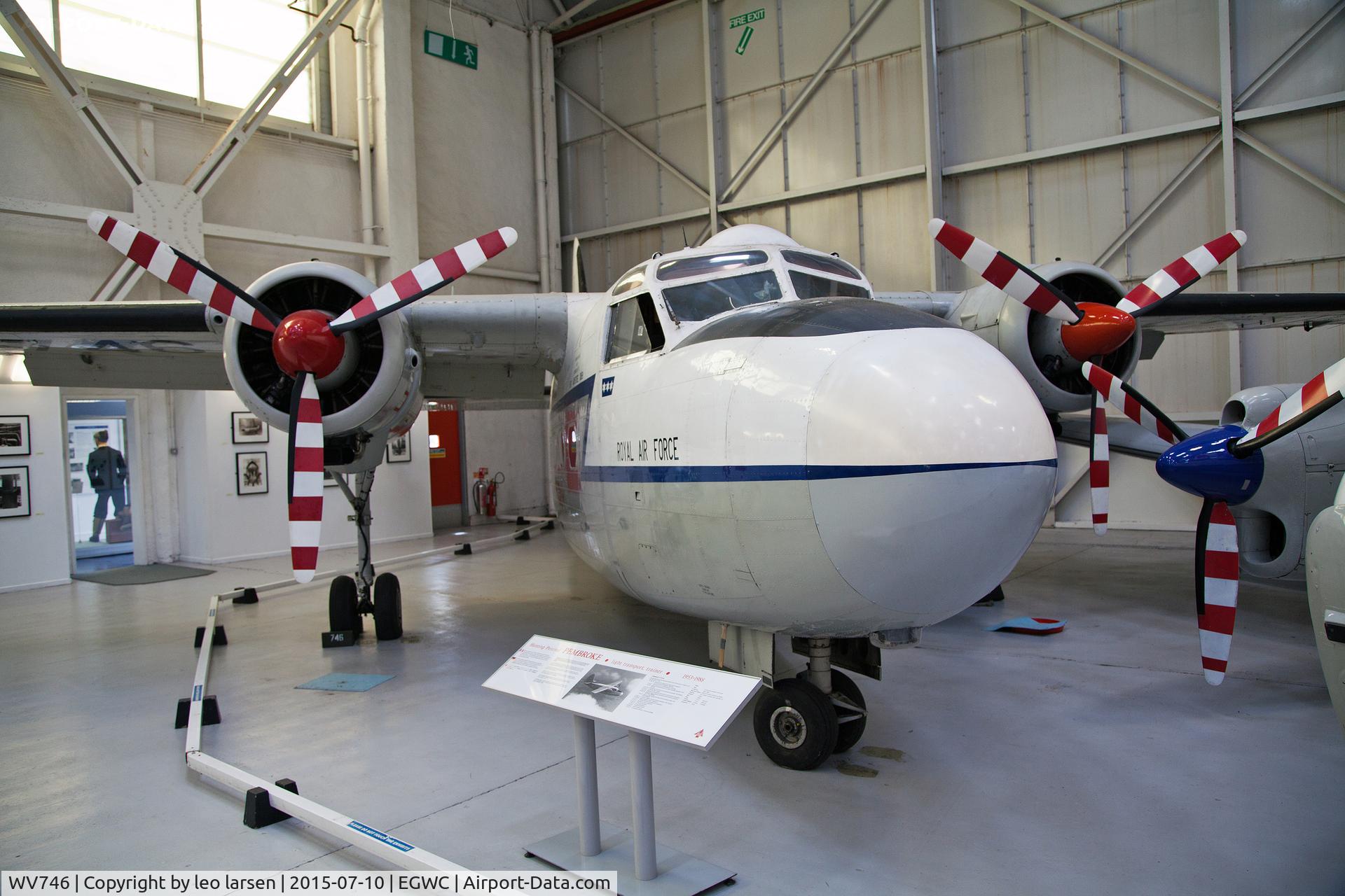 WV746, Hunting Percival P-66 Pembroke C1 C/N PAC/66/53, Cosford Museum 10.7.2015
