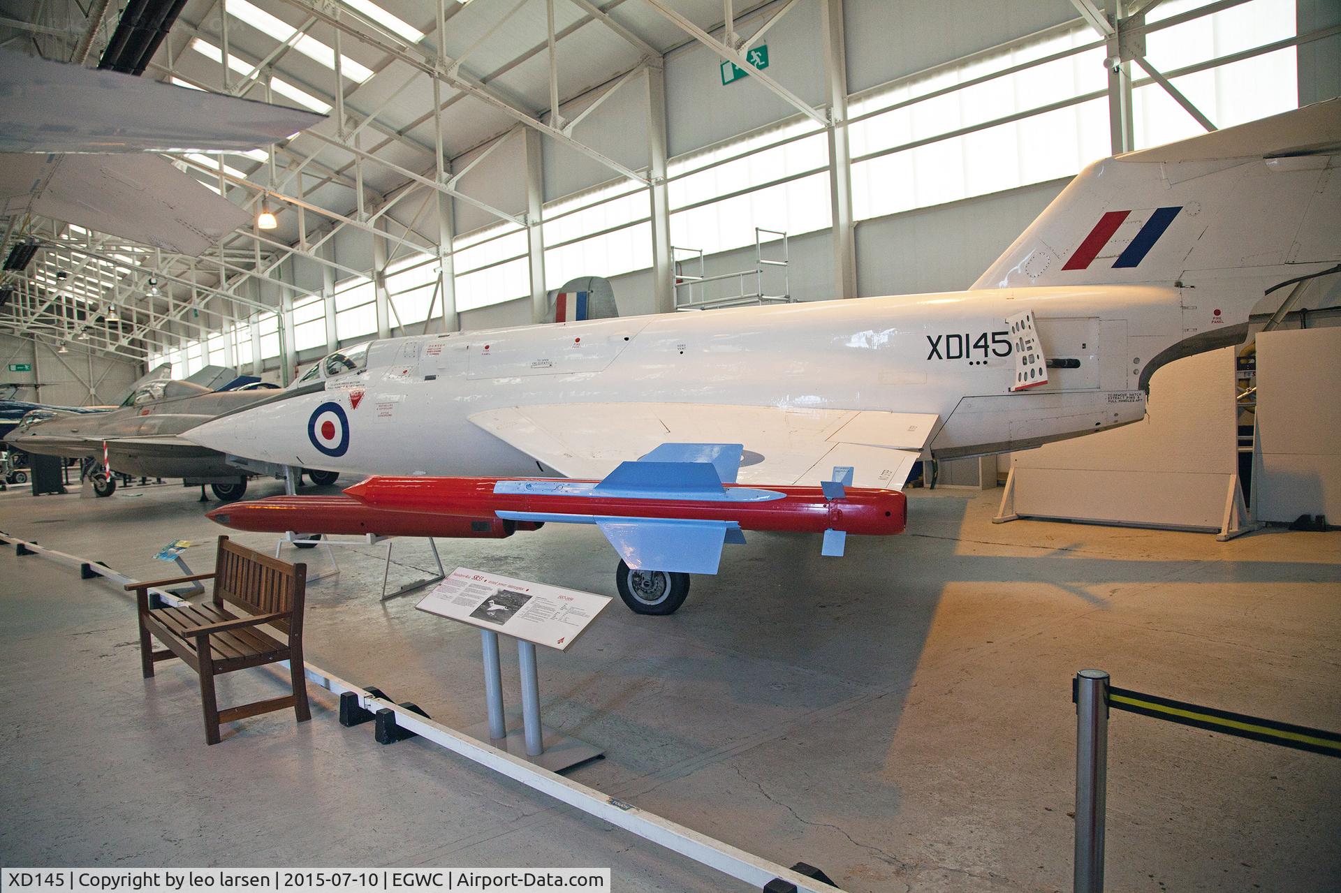 XD145, Saunders-Roe SR53 C/N Not found XD145, Cosford Museum 10.7.2015