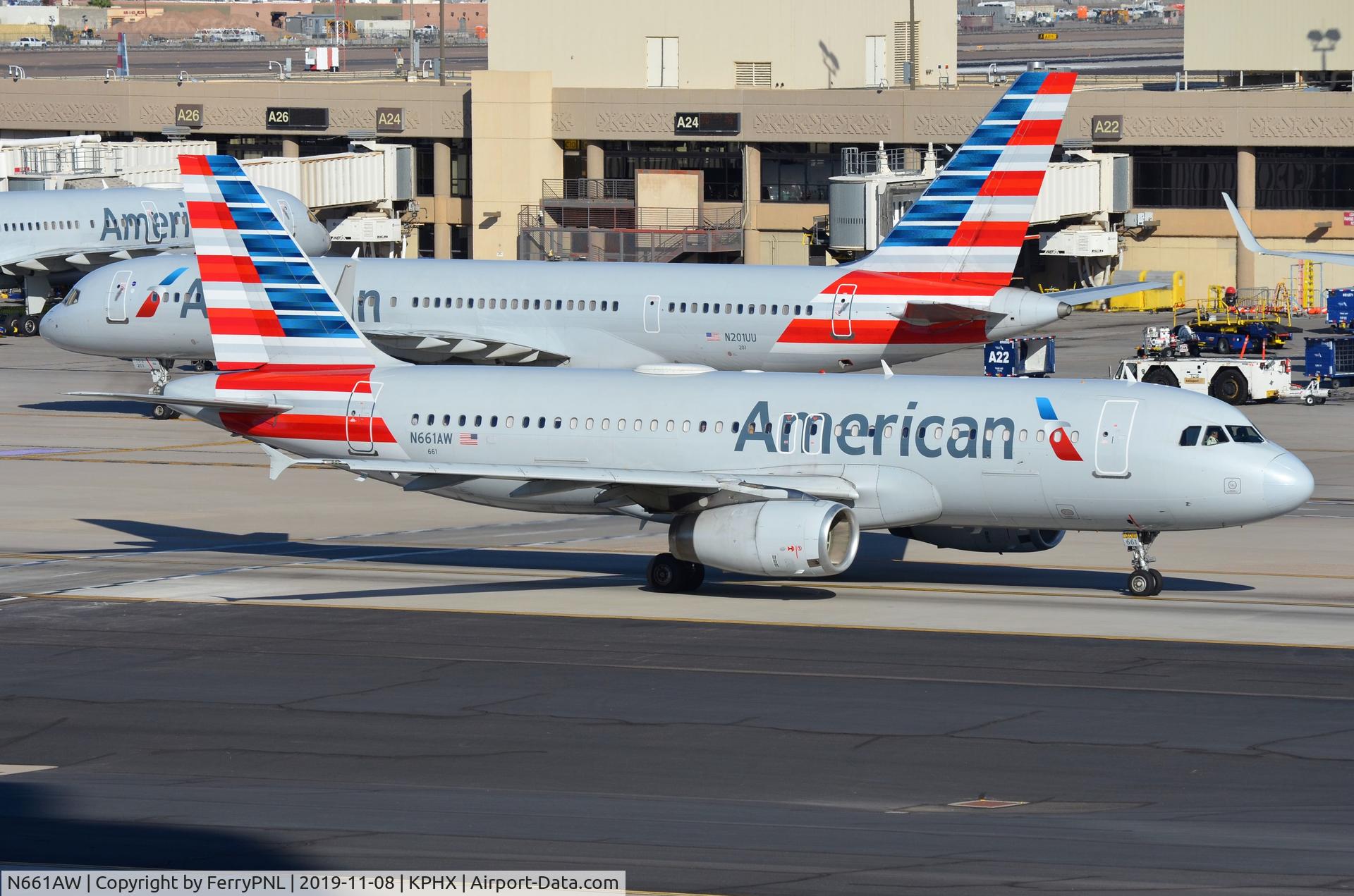 N661AW, 2000 Airbus A320-232 C/N 1284, American A320