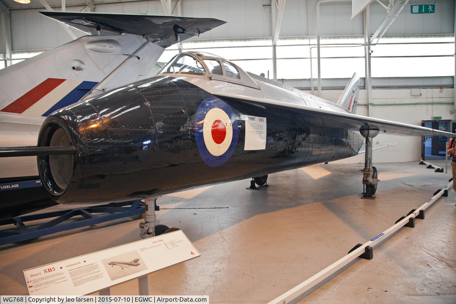 WG768, 1952 Short SB.5 C/N SH1605, Cosford Museum 10.7.2015