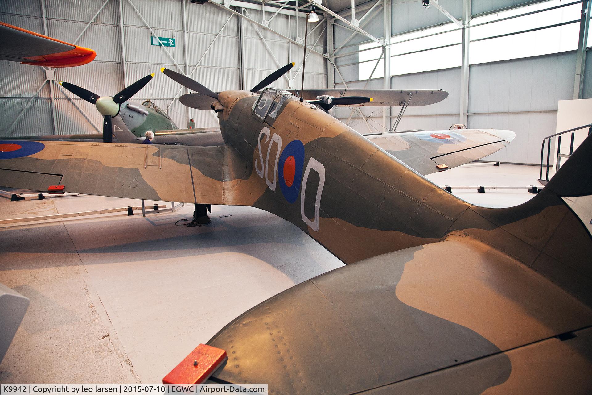 K9942, 1939 Supermarine Spitfire Mk IA C/N 6S/30225, Cosford Museum 10.7.2015
