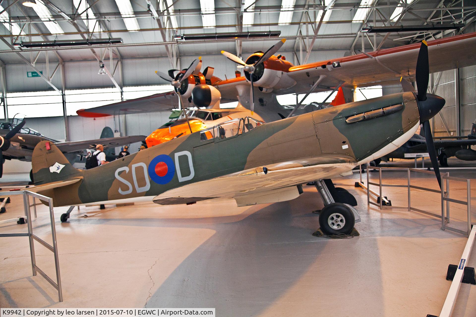 K9942, 1939 Supermarine Spitfire Mk IA C/N 6S/30225, Cosford Museum 10.7.2015
