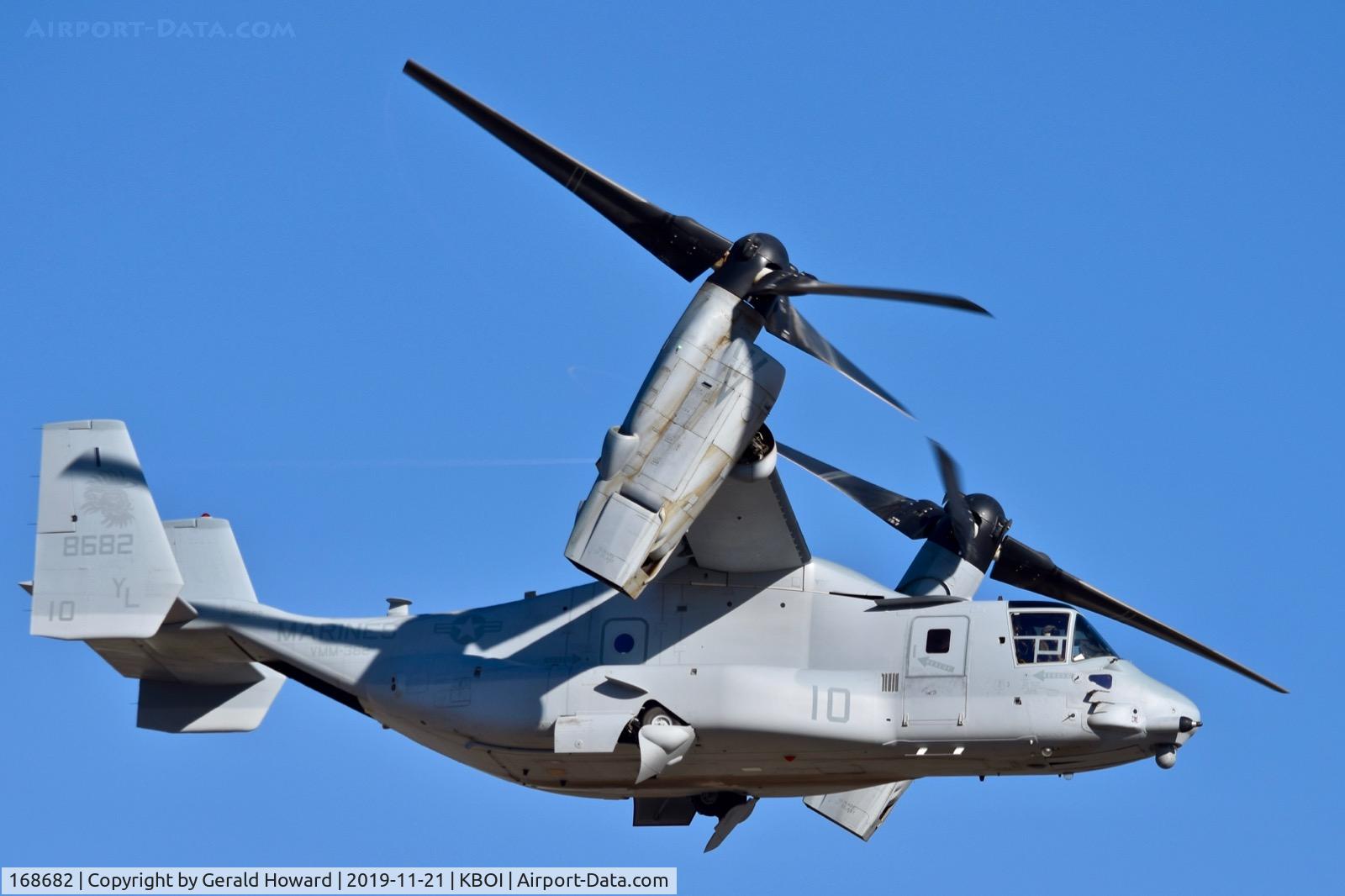 168682, Bell-Boeing MV-22B Osprey C/N Not found 168682, Take off from 10R. VMM-362 
