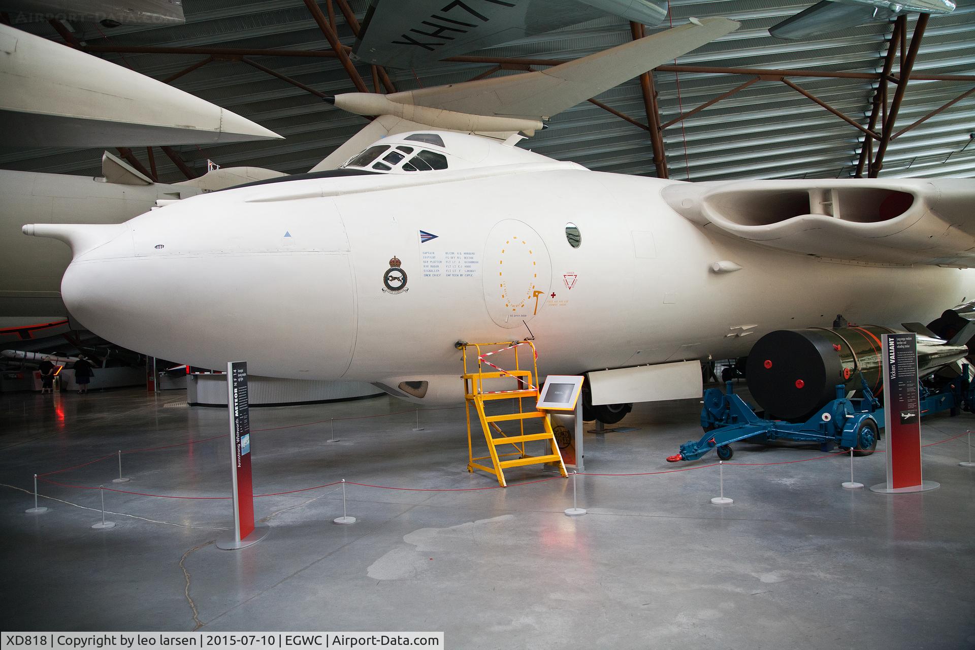 XD818, 1956 Vickers Valiant BK.1 C/N Not Found XD875, Cosford Museum 10.7.2015