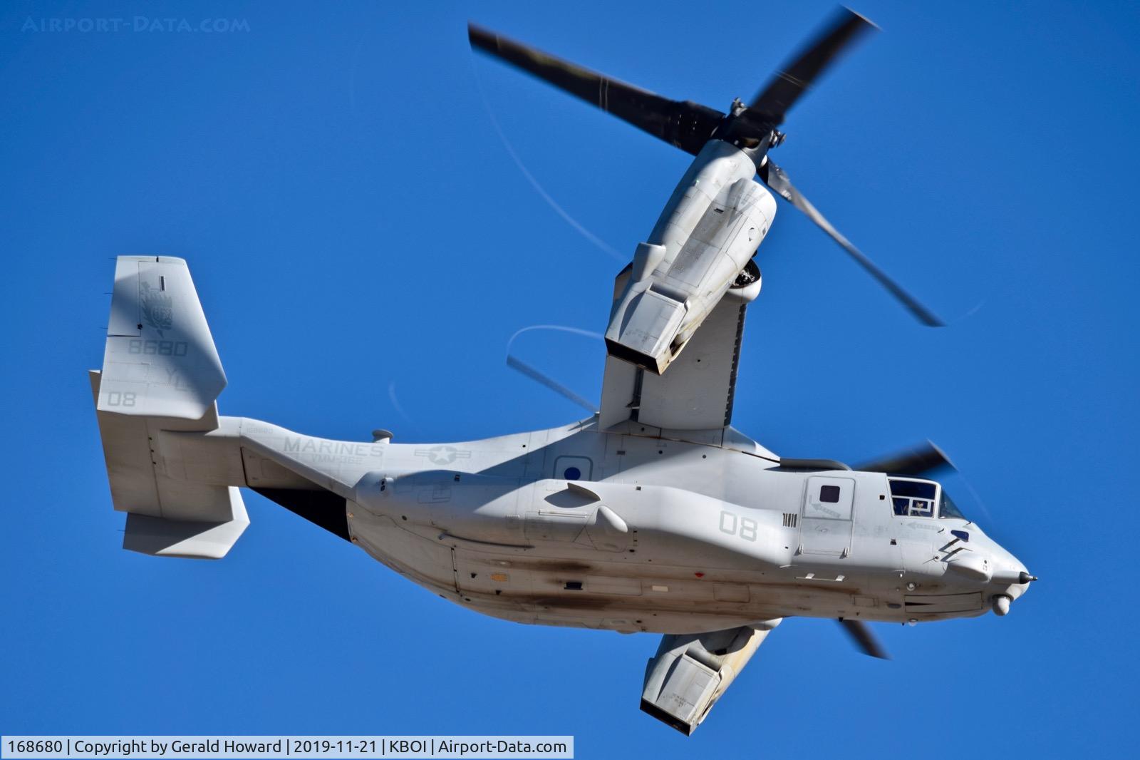 168680, Bell-Boeing MV-22B Osprey C/N D0340, Take off from 10R. VMM-362 