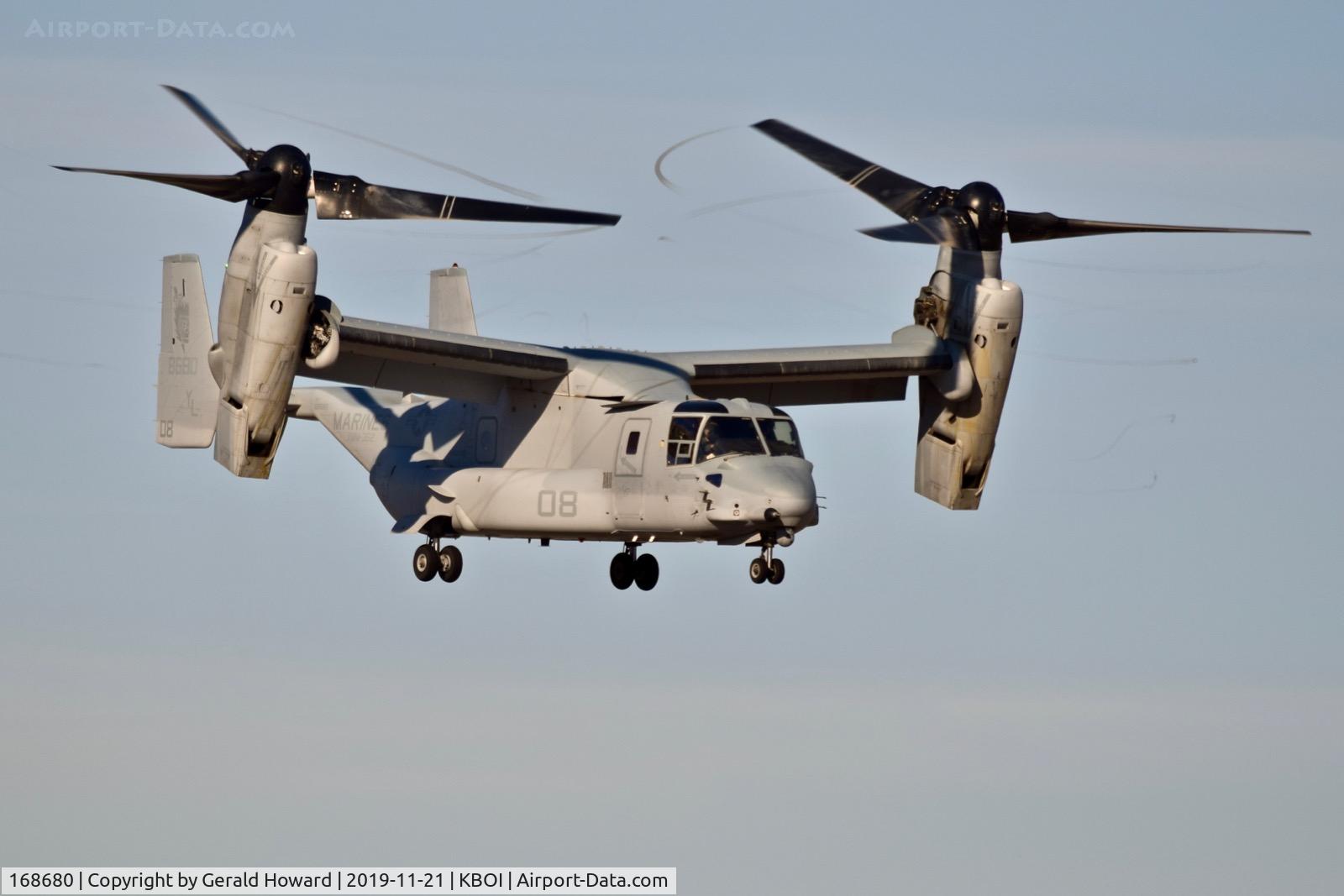 168680, Bell-Boeing MV-22B Osprey C/N D0340, Take off from 10R. VMM-362 