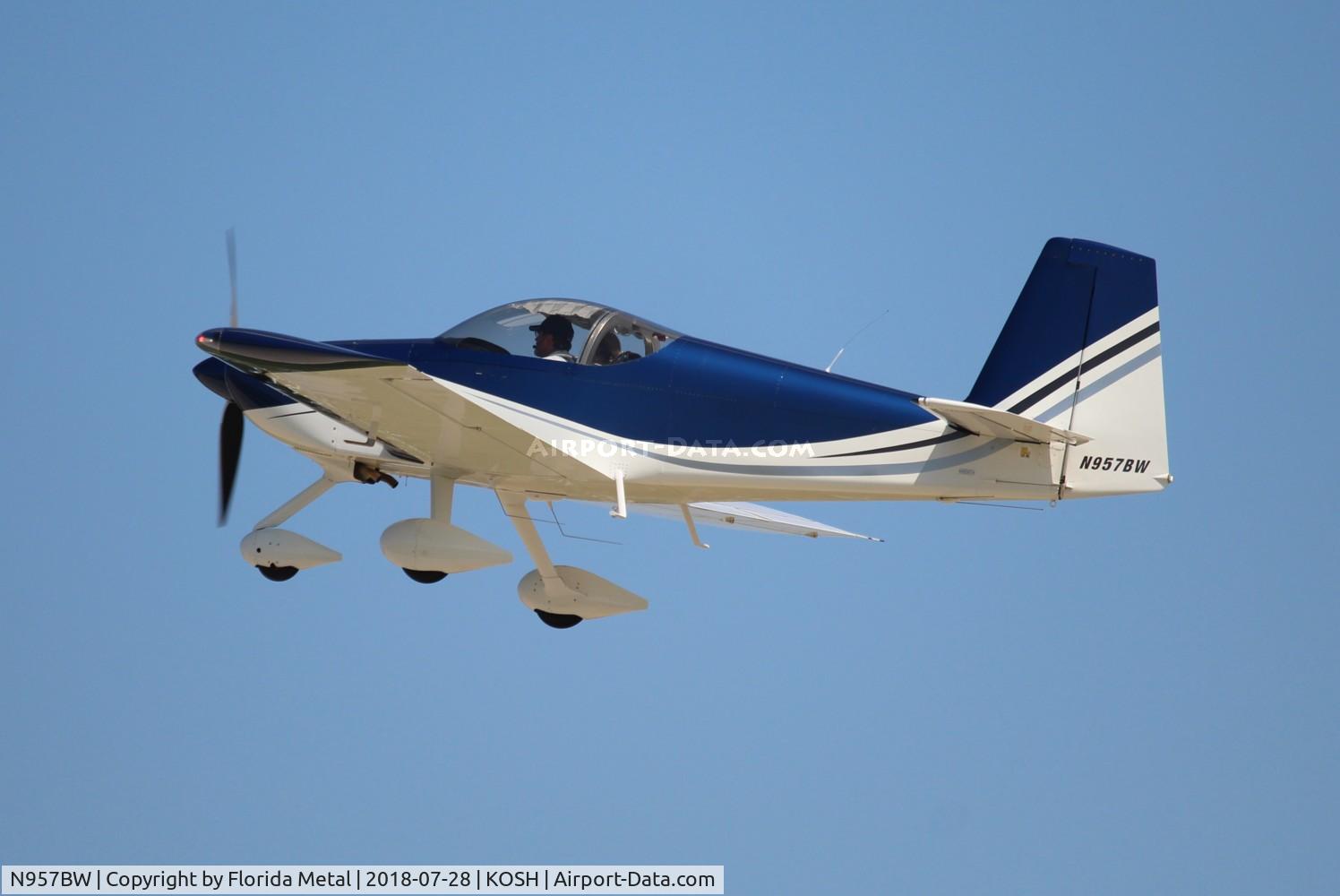 N957BW, 2015 Vans RV-7A C/N 74124, RV-7A