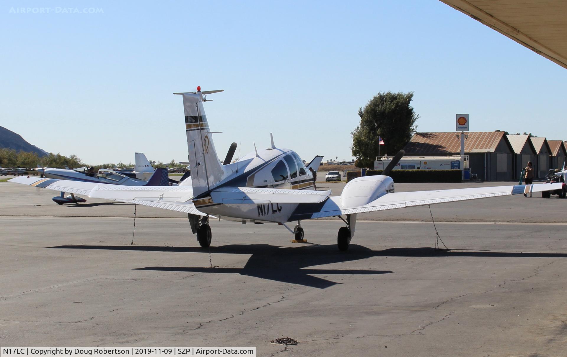 N17LC, 1972 Beech 95-B55 (T42A) Baron C/N TC-1474, 1972 Beech BARON 95-B55, two Continental IO-470-L 260 Hp, 6 seats