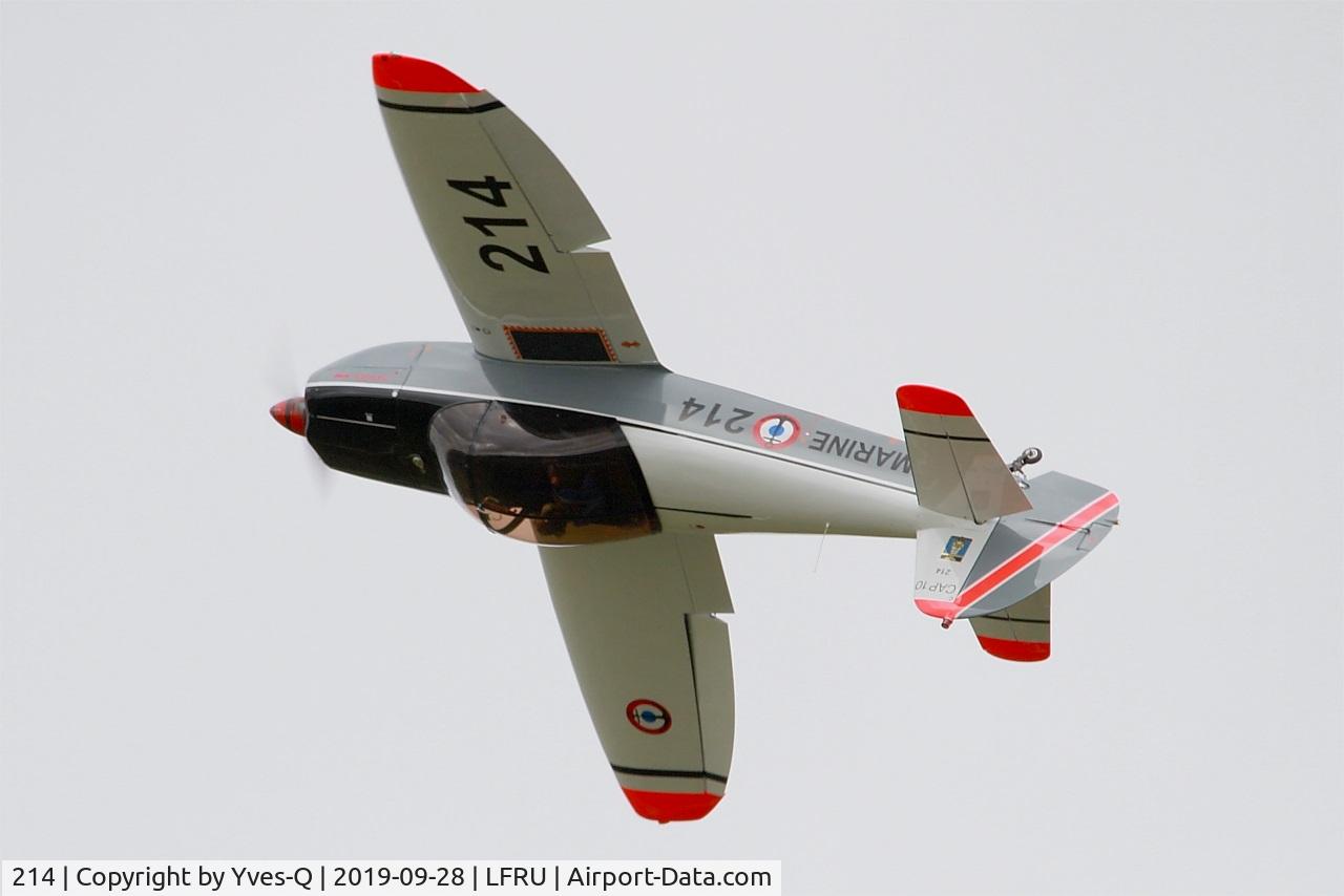 214, Mudry CAP-10B C/N 214, Mudry CAP-10B, On display, Morlaix-Ploujean airport (LFRU-MXN) Air show 2019