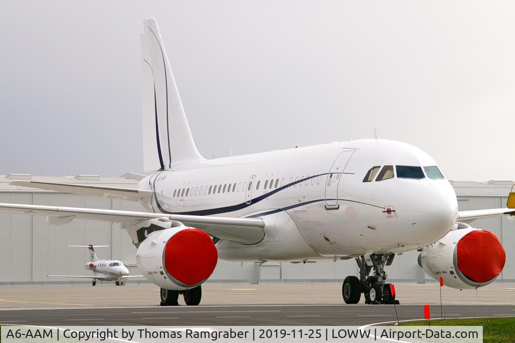 A6-AAM, 2002 Airbus A318-112 C/N 1599, Gamma Aviation Airbus A318CJ
