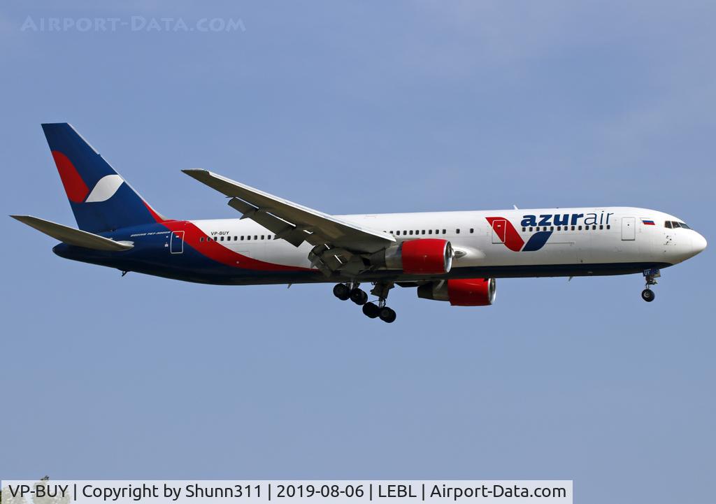 VP-BUY, 1992 Boeing 767-3Y0/ER C/N 25411, Landing rwy 25R