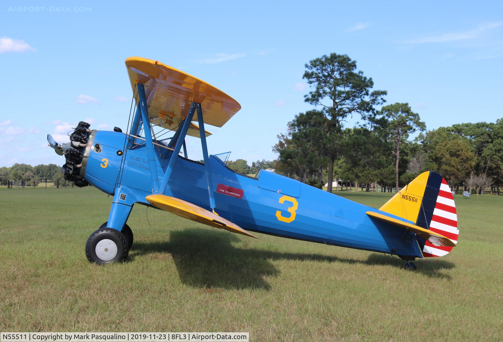 N55511, 1942 Boeing A75N1(PT17) C/N 75-4231, Stearman