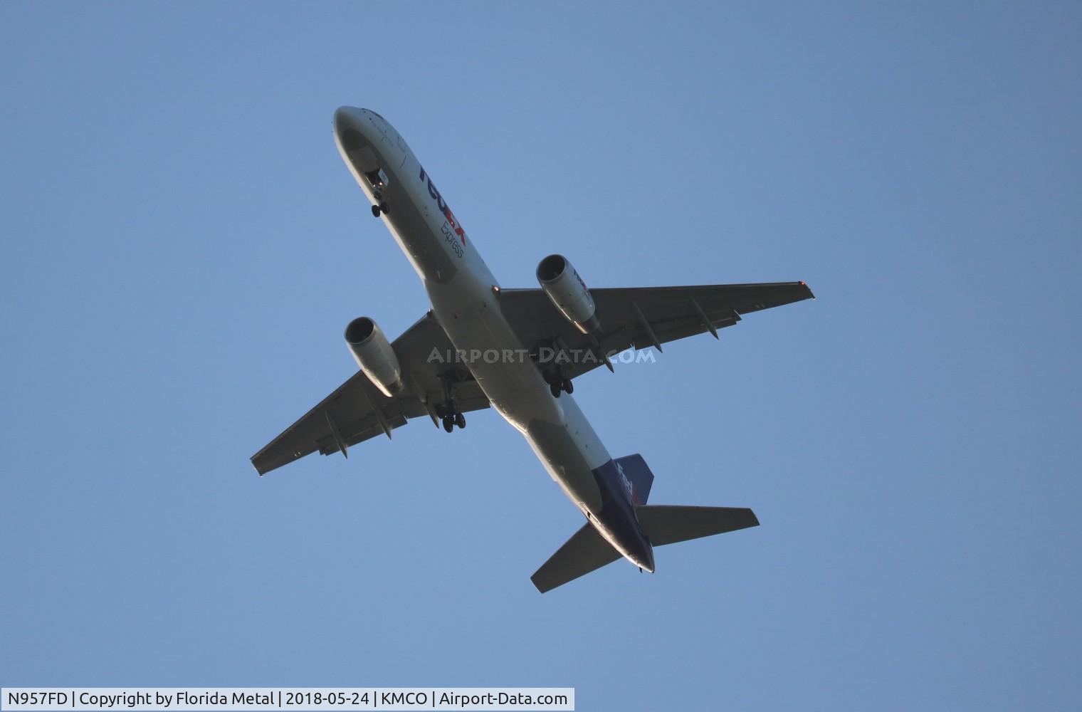 N957FD, 1990 Boeing 757-21B C/N 24774, FedEx