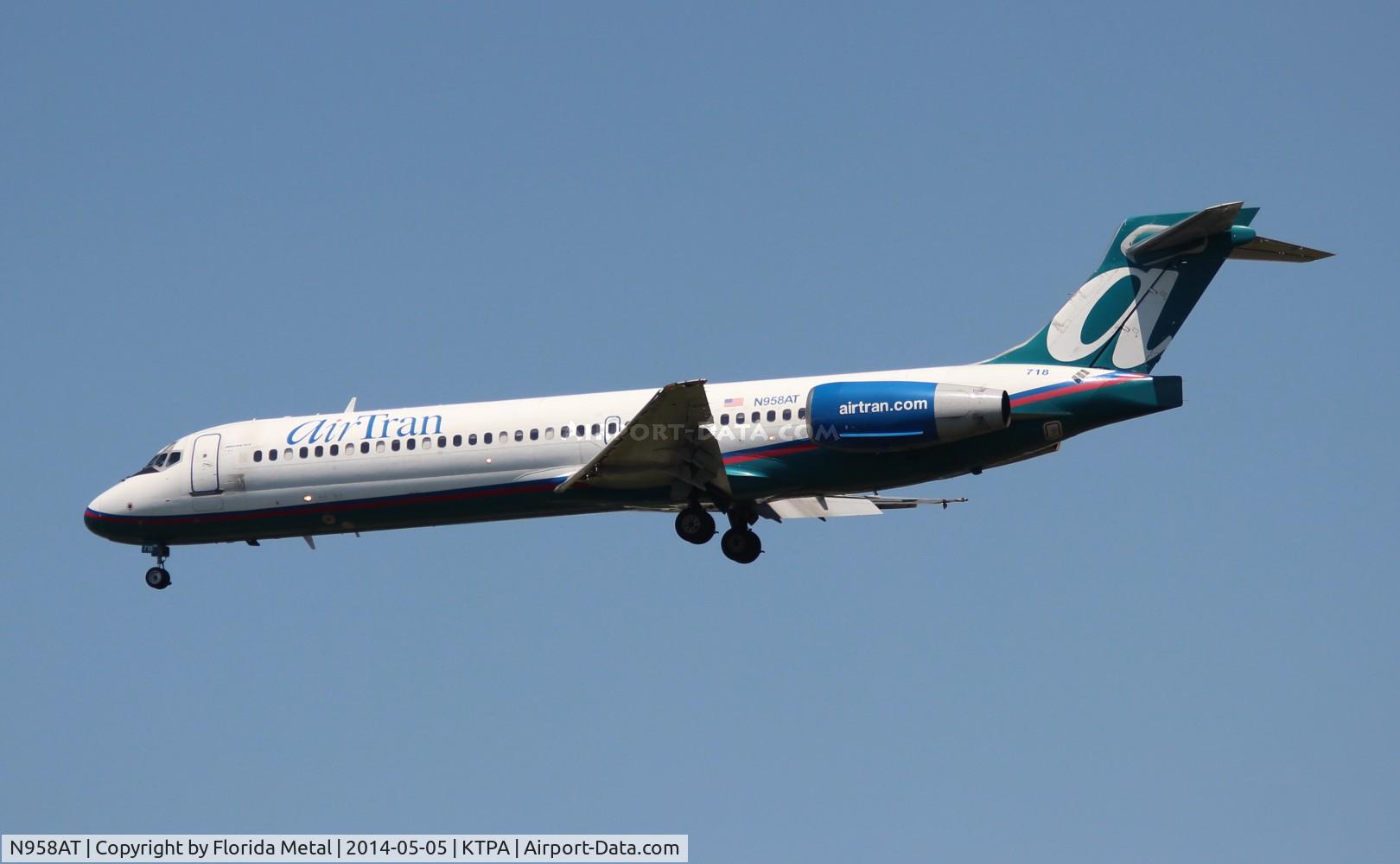 N958AT, 2001 Boeing 717-200 C/N 55020, Air Tran