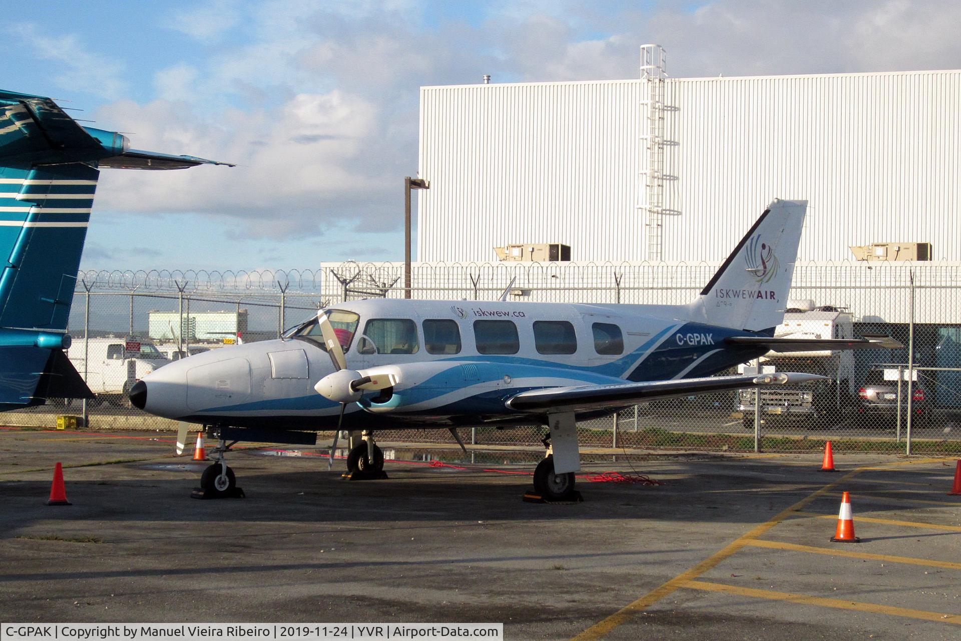C-GPAK, 1980 Piper PA-31-350 Navajo Chieftain Chieftain C/N 31-8052070, Now with 