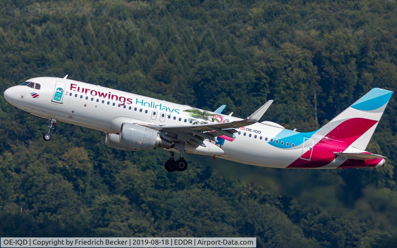OE-IQD, 2016 Airbus A320-214 C/N 7056, departure via RW27
