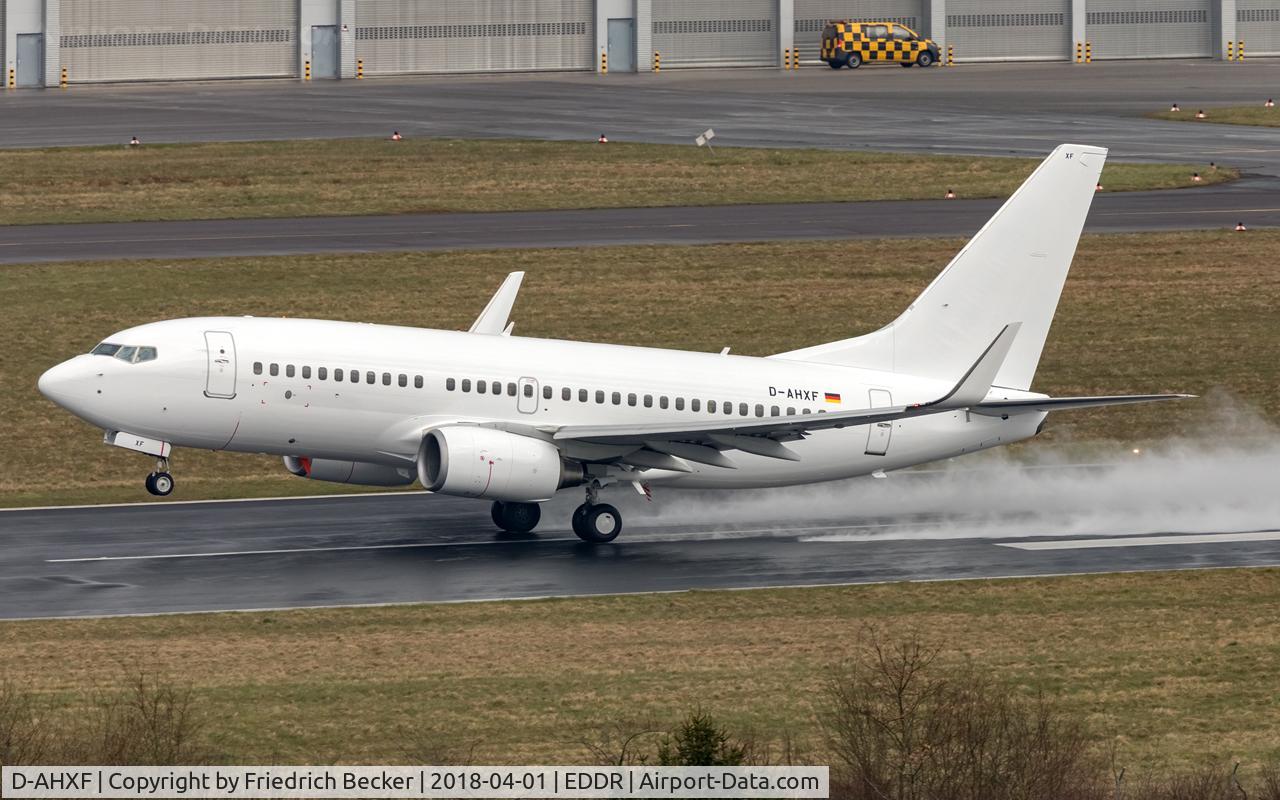 D-AHXF, 2007 Boeing 737-7K5 C/N 35136, departure via RW27