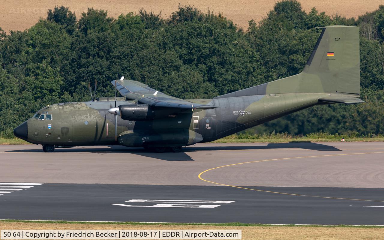 50 64, Transall C-160D C/N D101, line up prior departure via RW09