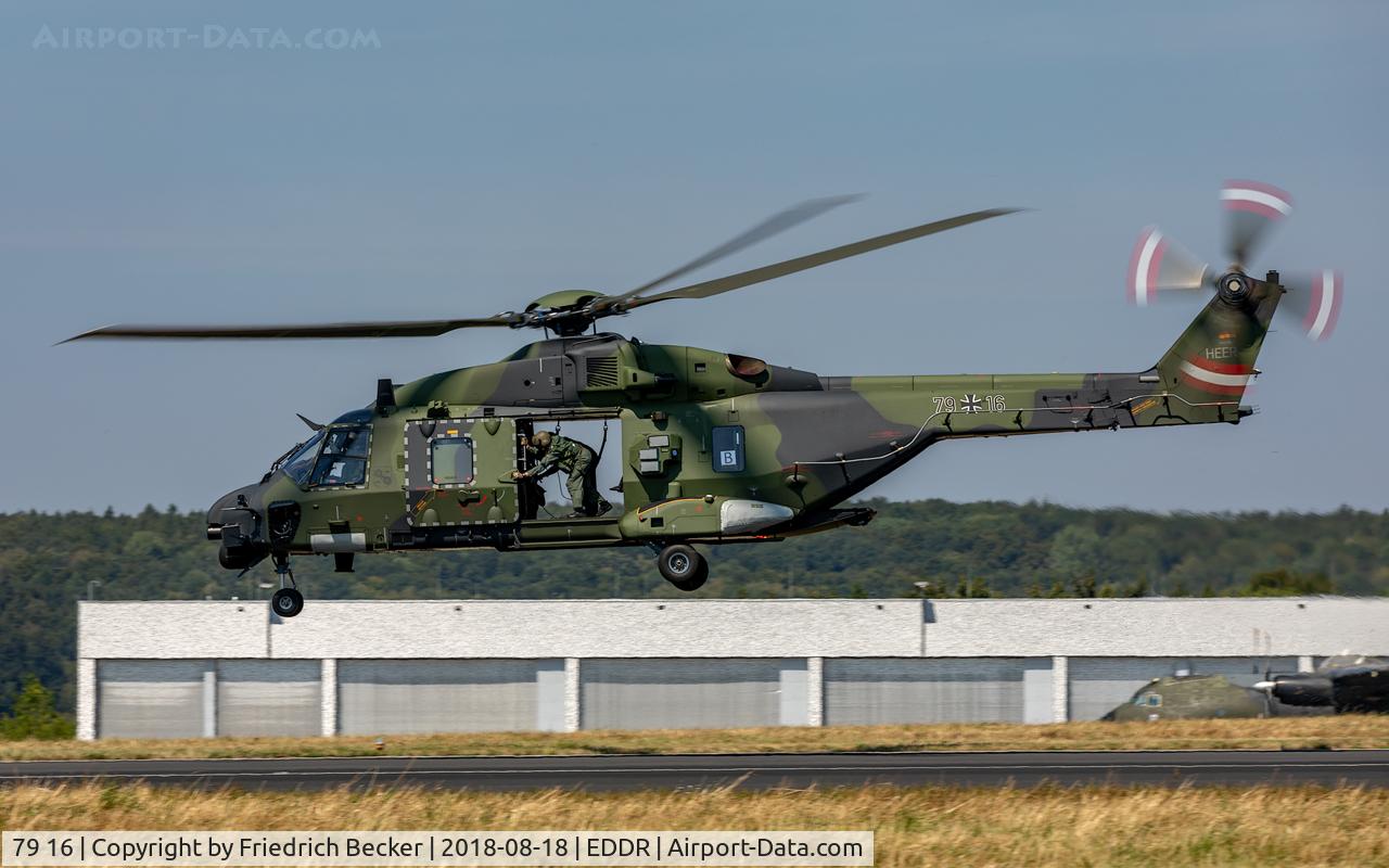 79 16, NHI NH-90 TTH Caiman Caiman C/N TGEE16/GEAF23, air taxying to the active