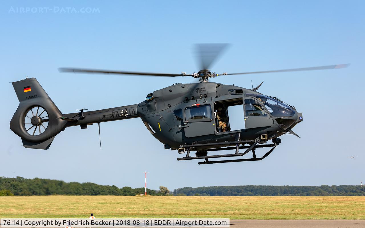 76 14, Airbus Helicopters H-145M C/N 20136, air taxying to the active