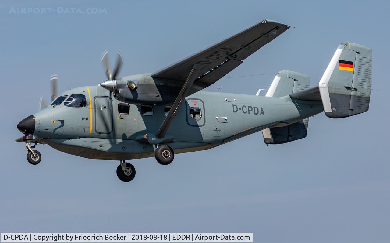 D-CPDA, PZL-Mielec M-28 Skytruck C/N AJE003045, on final RW27