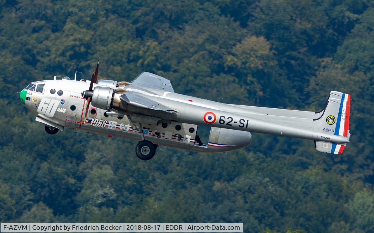 F-AZVM, 1956 Nord N-2501F Noratlas C/N 105, departure via RW27