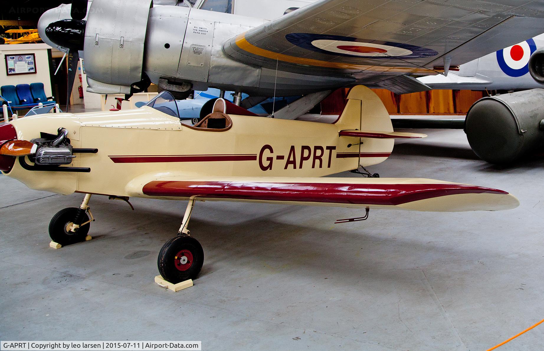 G-APRT, 1959 Taylor JT-1 Monoplane C/N PFA 537, Newark Air Museum 11.7.2015