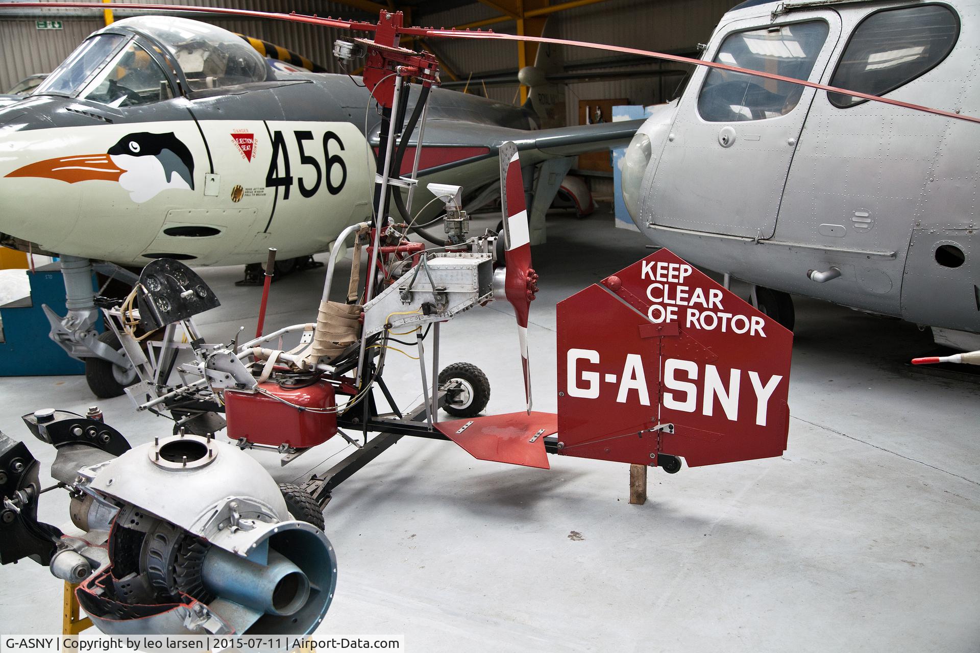 G-ASNY, Bensen B-8 Gyrocopter C/N RCA203, Newark Air Museum 11.7.2015