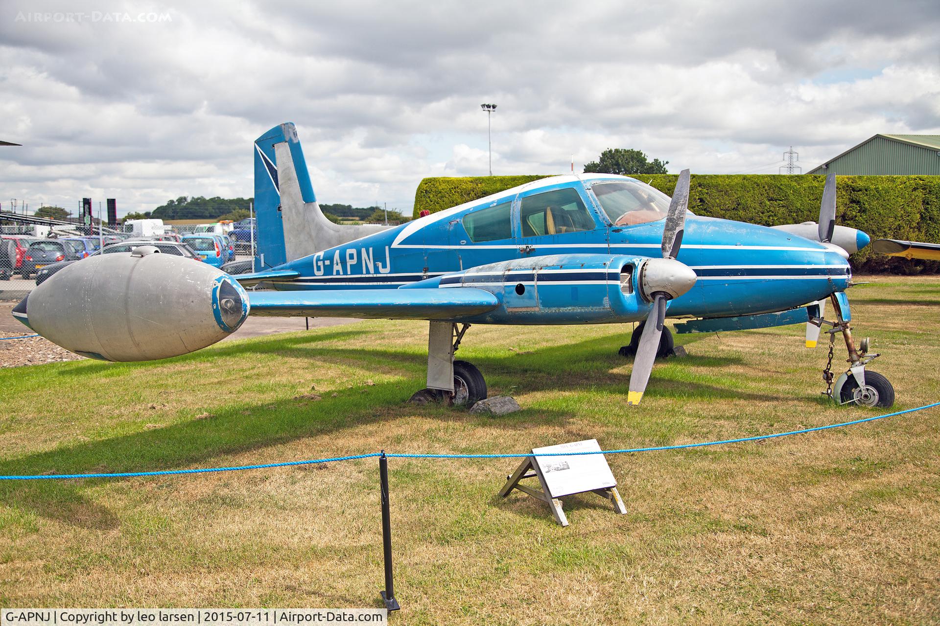 G-APNJ, Cessna 310 C/N 35335, Newark Air Museum 11.7.2015