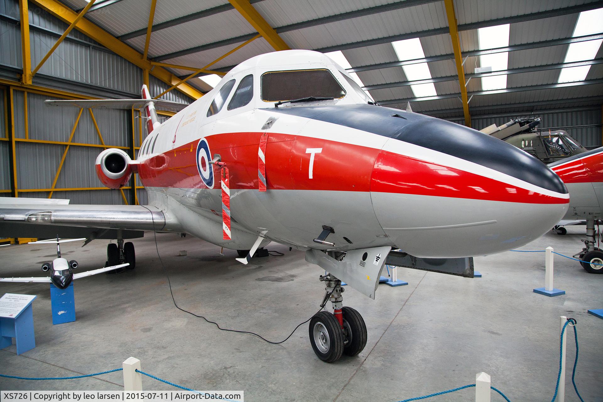 XS726, 1965 Hawker Siddeley HS.125 Dominie T.1 C/N 25044, Newark Air Museum 11.7.2015