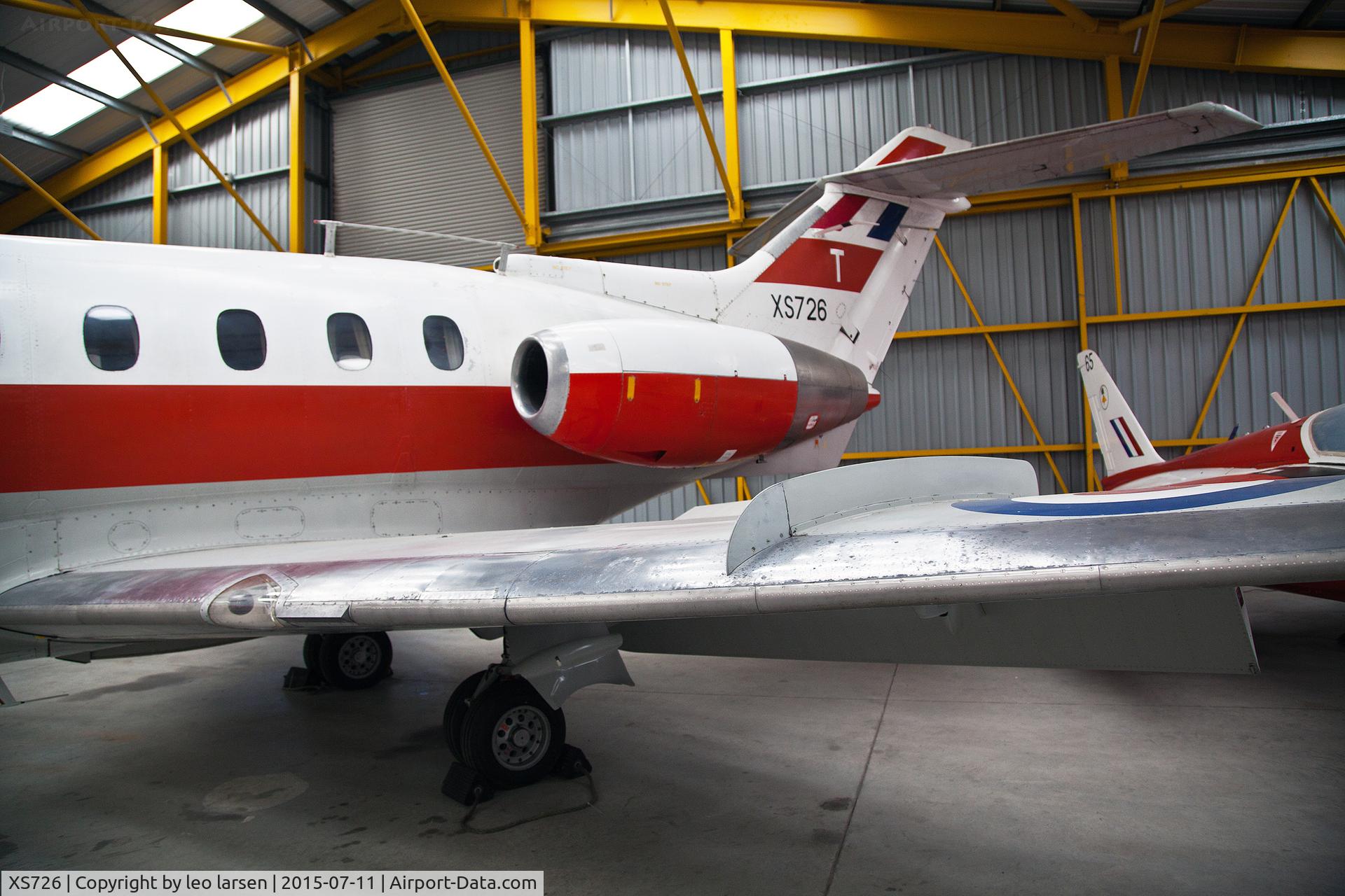 XS726, 1965 Hawker Siddeley HS.125 Dominie T.1 C/N 25044, Newark Air Museum