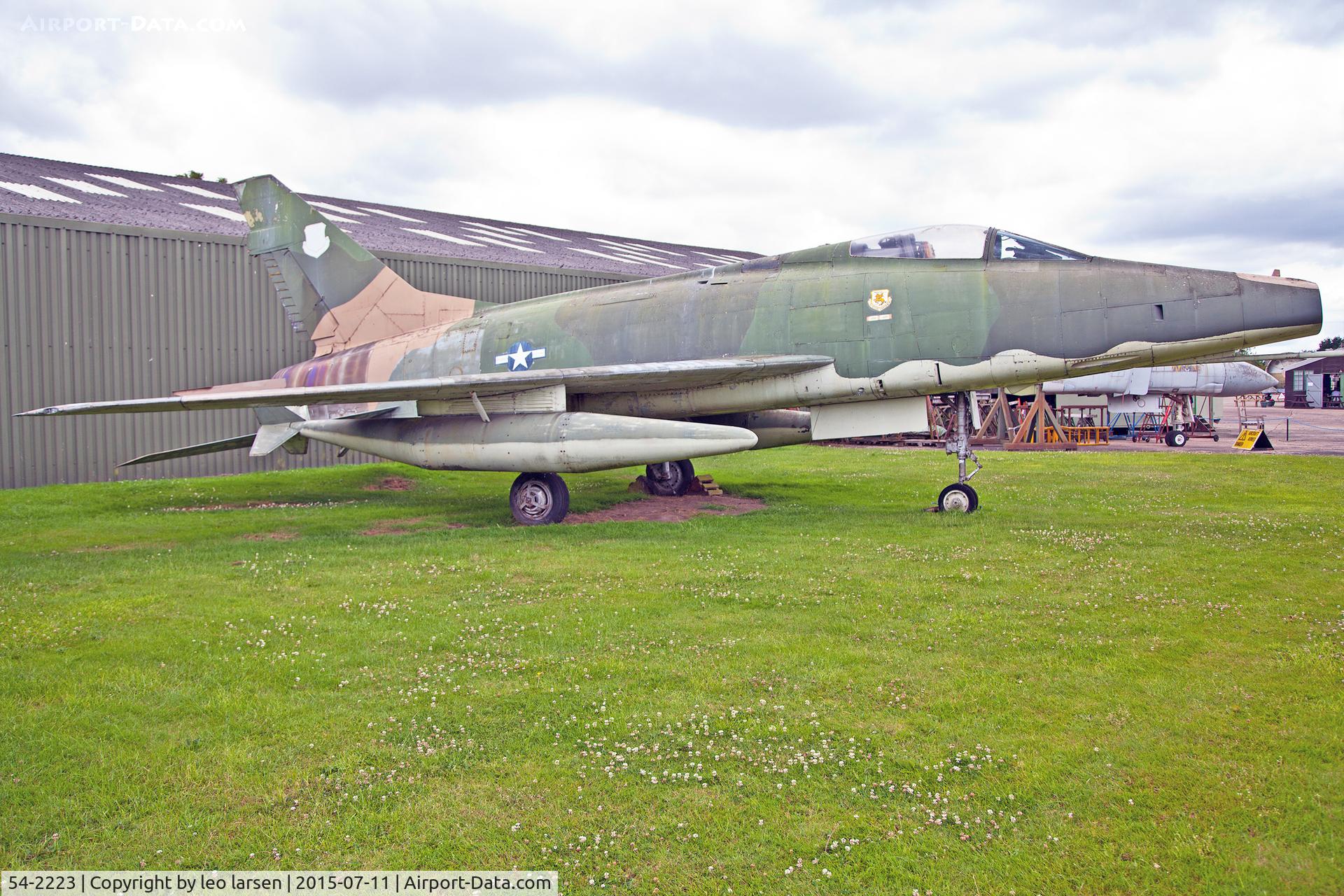 54-2223, North American F-100D Super Sabre C/N 223-103, Newark Air Museum 11.7.2015